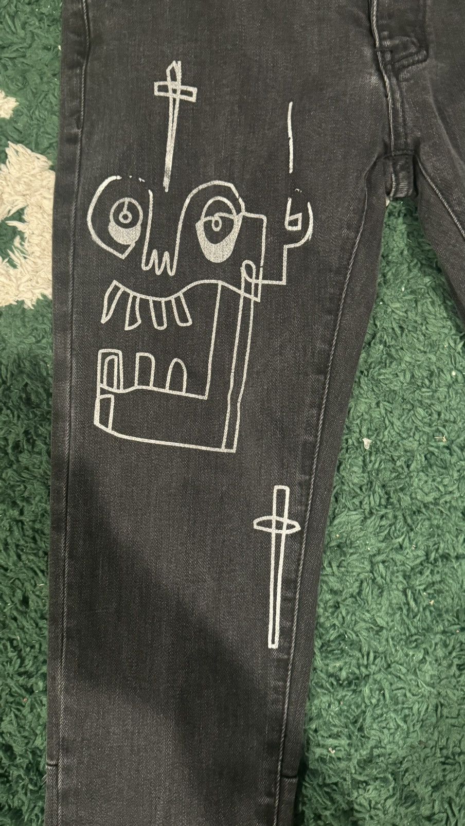 MNML MNML Skeleton Graphic Jeans Size US 30 / EU 46 - 4 Thumbnail