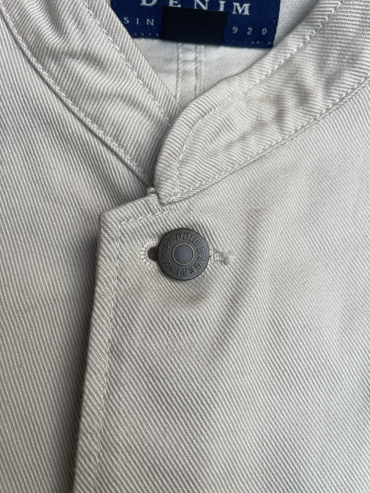 Eddie Bauer Eddie Bauer Denim Jacket Made in Japan Mandarin Collar Size US S / EU 44-46 / 1 - 5 Thumbnail