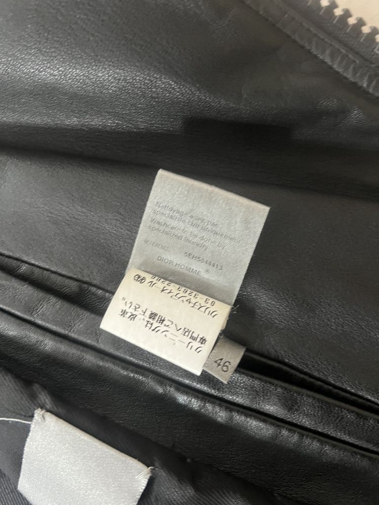 Dior Hedi Slimane SS05 Runway Leather Biker Size US S / EU 44-46 / 1 - 18 Thumbnail