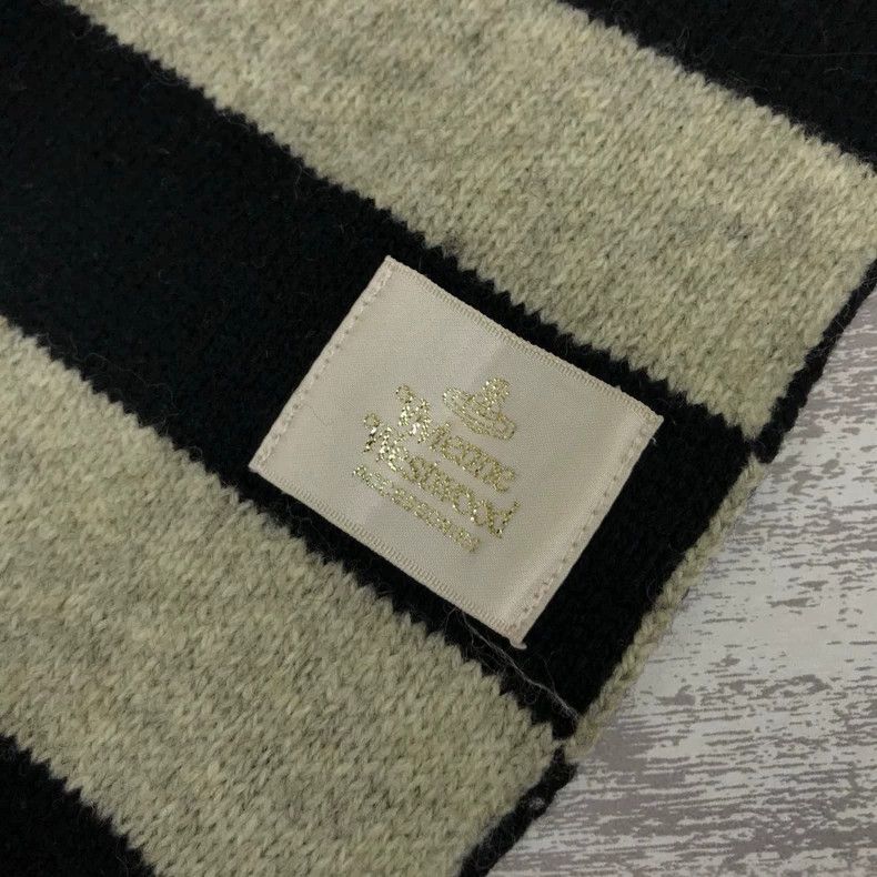 Vivienne Westwood Vivienne Westwood Striped scarf Size ONE SIZE - 3 Thumbnail