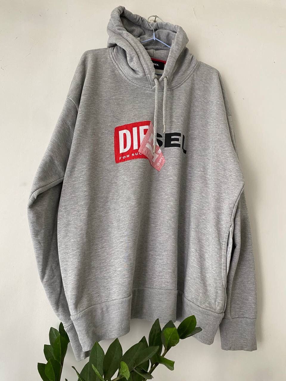 Diesel × Vintage Vintage Diesel Box Logo Hoodie Size US XL / EU 56 / 4 - 5 Thumbnail