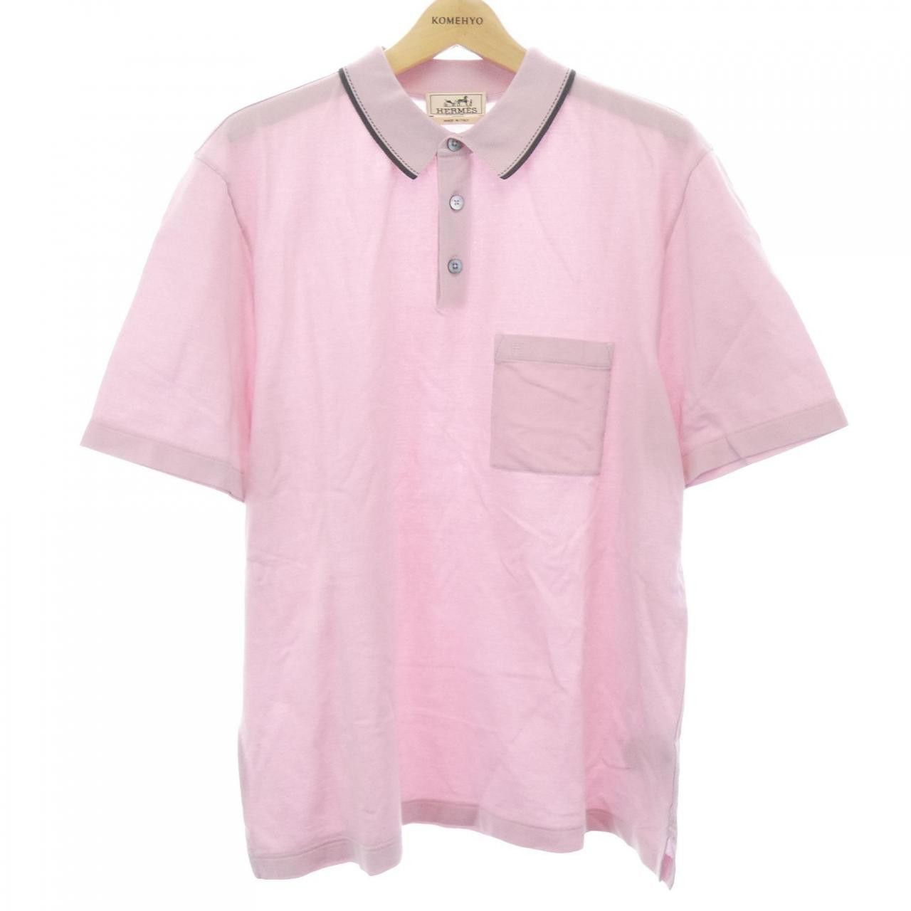 Hermes Hermes Hermes XL Knit Polo Shirt Textile Tops DUTY FREE for USA Size ONE SIZE - 1 Thumbnail