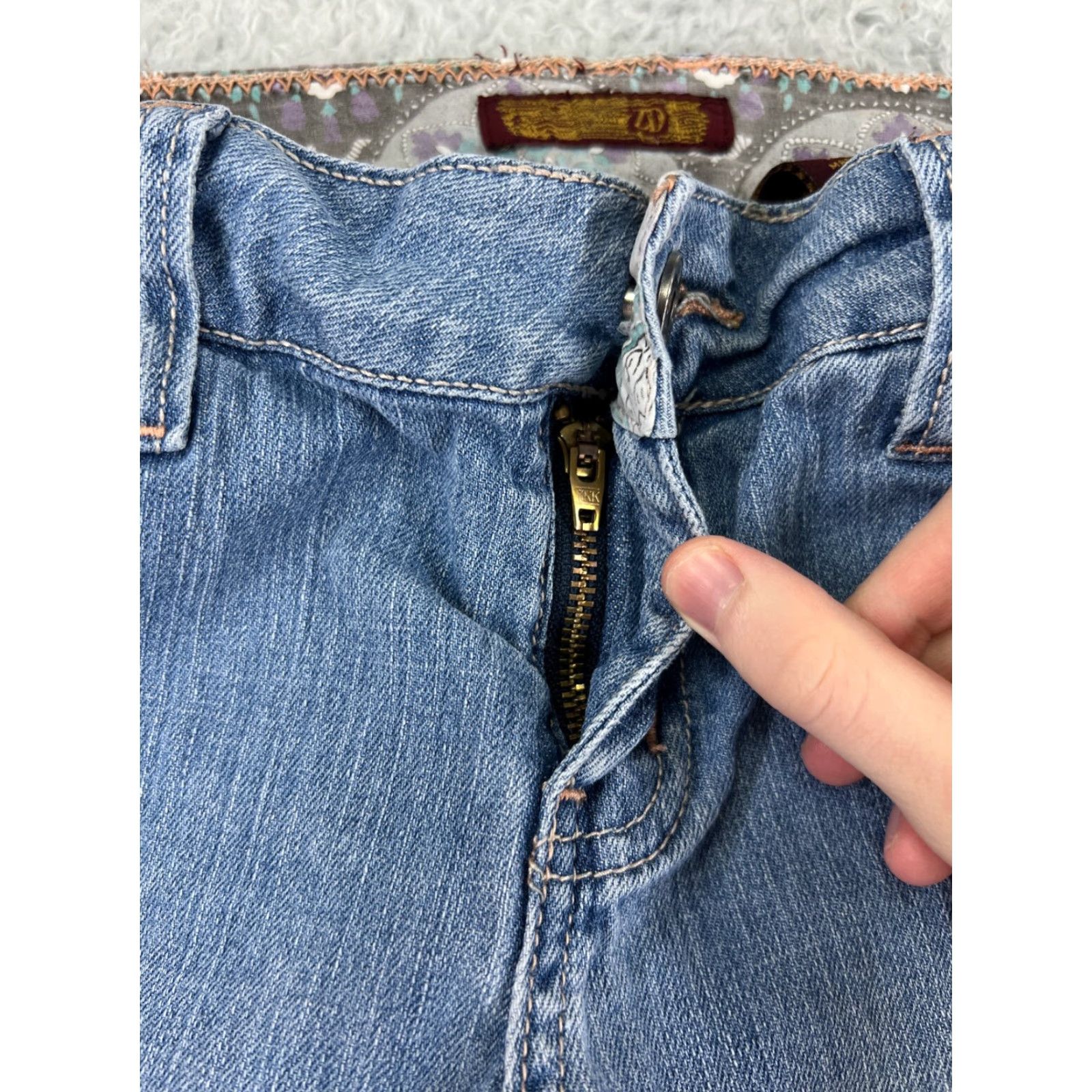Vintage Zana Di Womens Jeans Bootcut Light Wash Denim 29in Inseam Regular Fit 30 Waist American Vintage 2010s Styles Women Size 32" / US 10 / IT 46 - 7 Thumbnail