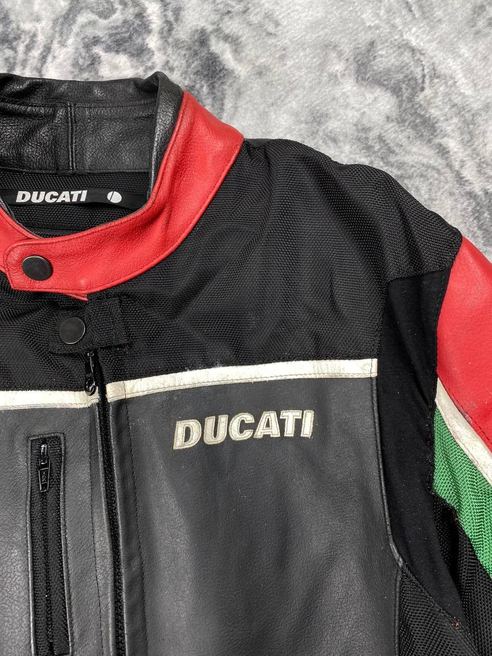 Ducati Ducati Leather Moto Jacket Men Size L Black/ Red Size US L / EU 52-54 / 3 - 5 Thumbnail