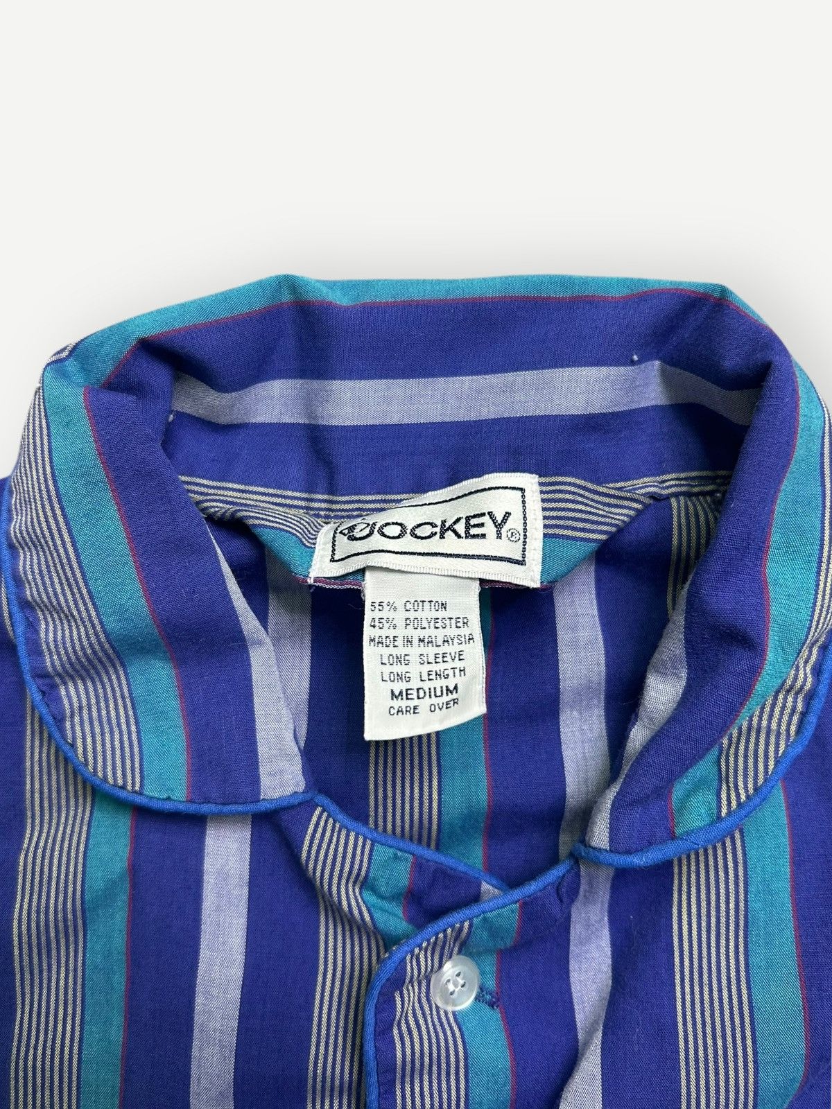 Jockey × Vintage Vintage 60s Jockey Striped Sleep Shirt Size US M / EU 48-50 / 2 - 5 Thumbnail