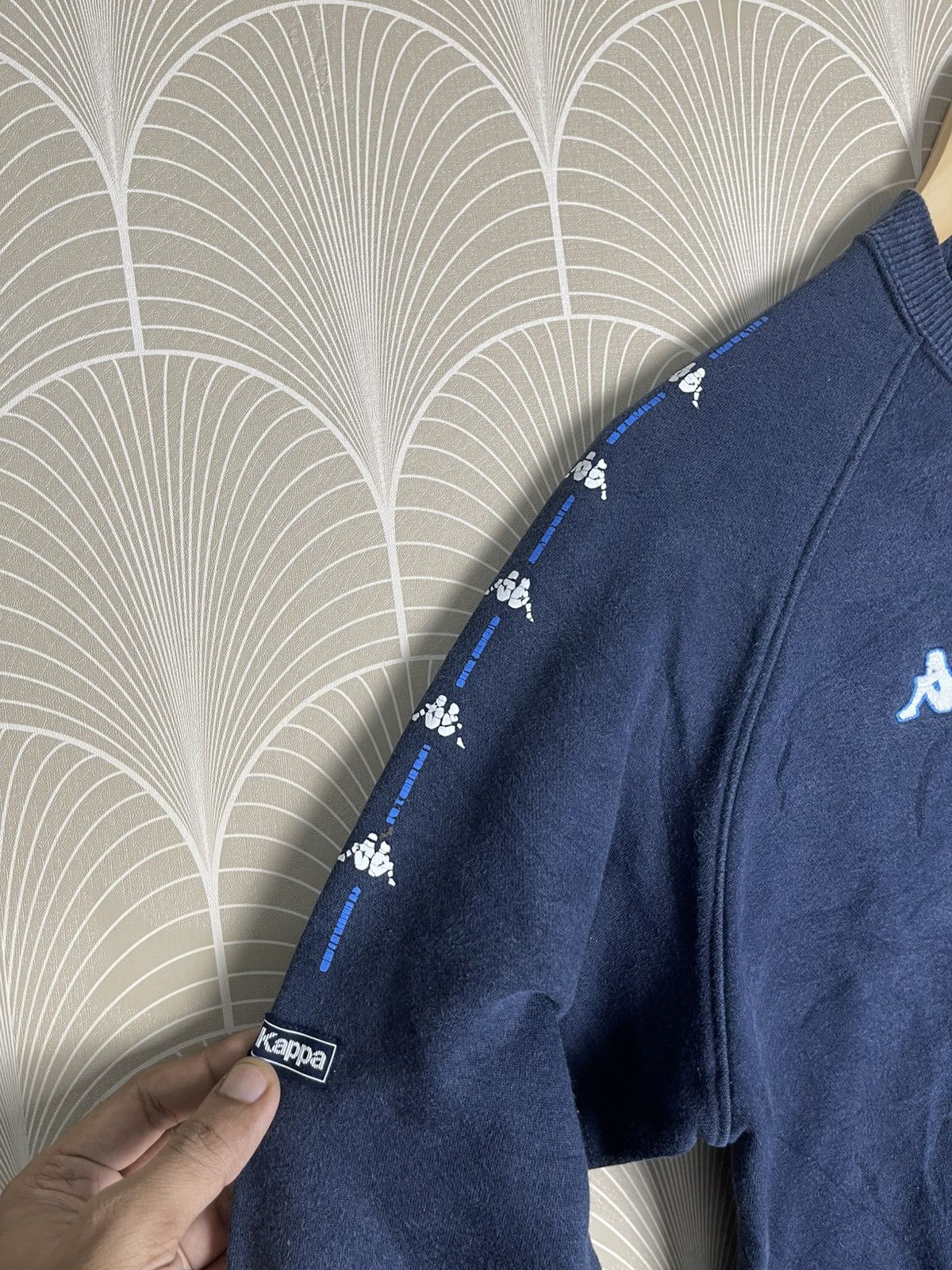 Japanese Brand × Kappa × Vintage VINTAGE 90s KAPPA FOOTBALL EQUIPMENT SIDE LOGO SWEATSHIRT Size US S / EU 44-46 / 1 - 9 Thumbnail