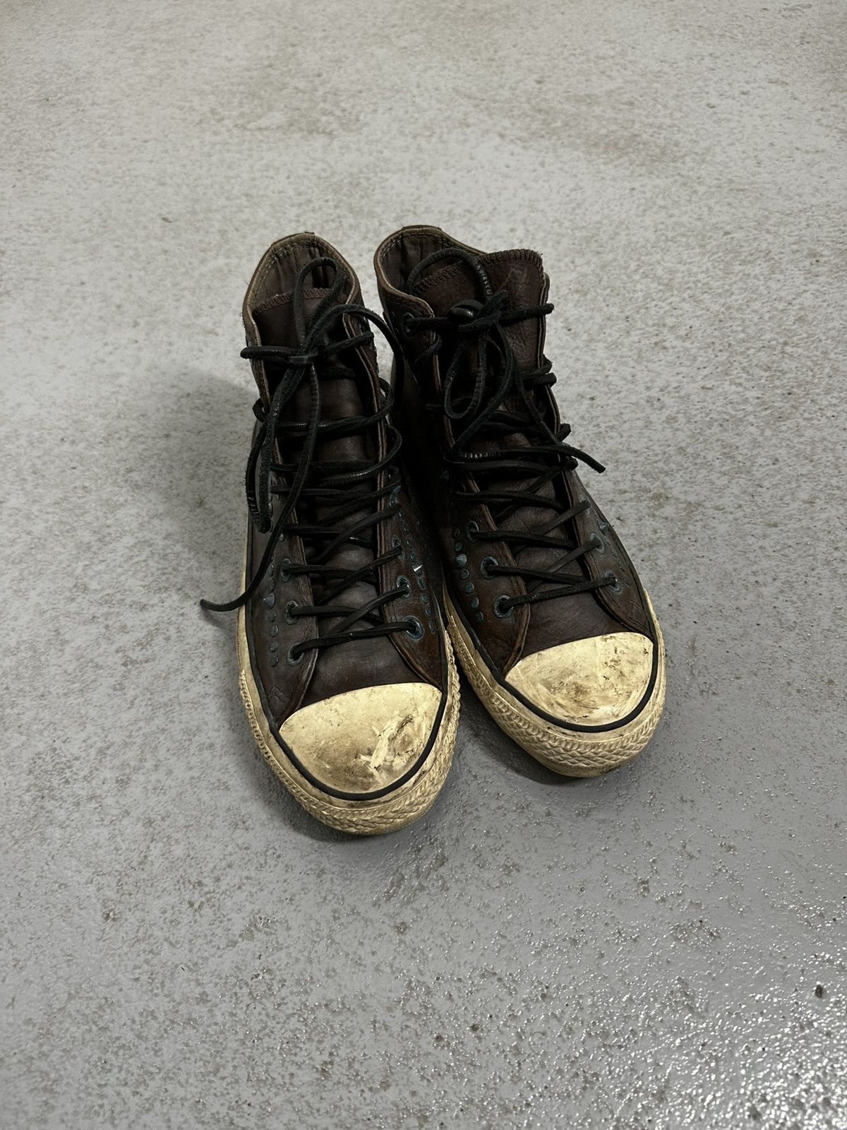 Converse × John Varvatos John Varvatos x Converse Studded Leather Sneakers Size US 9.5 / EU 42-43 - 4 Thumbnail