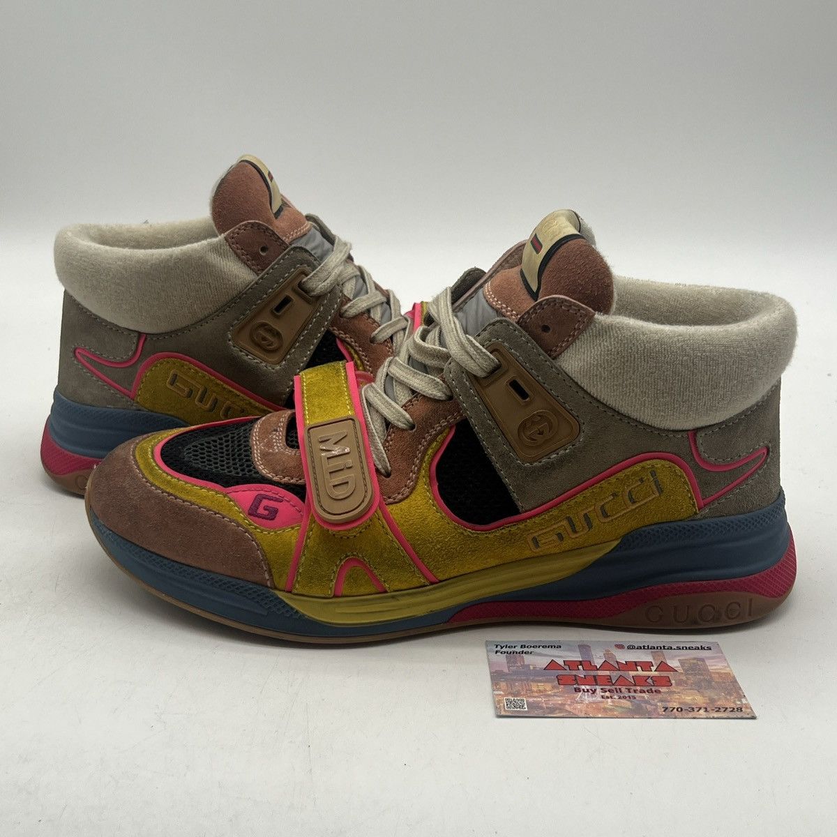 Gucci Gucci ultrapace mid yellow multi Size US 7.5 / EU 40-41 - 1 Thumbnail