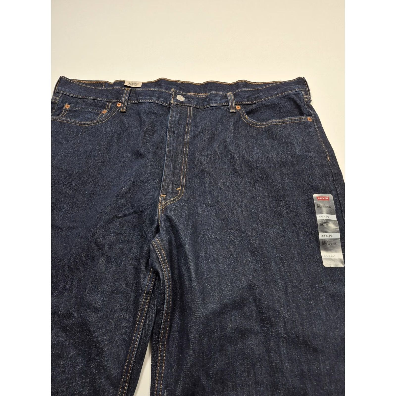 Levi's Levis 550 Relaxed Jeans Mens 44x30 Dark Blue Tapered Leg Denim Pants NWT Size US 44 / EU 60 - 2 Thumbnail
