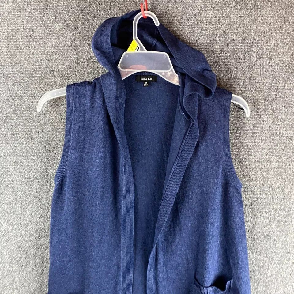 Other Verve Ami Cardigan Medium Women's Blue Hoodie Rayon Blend M Size M / US 6-8 / IT 42-44 - 2 Thumbnail