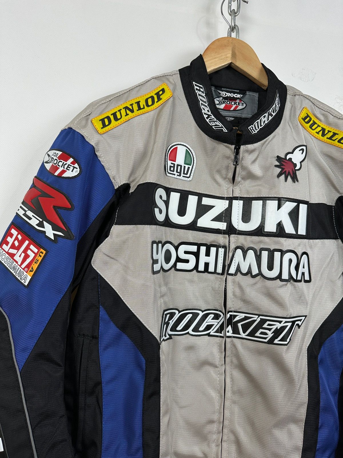 Formula 1 Vintage Suzuki Yoshi Mura Rocket Moto Racing Jacket Size US XL / EU 56 / 4 - 11 Thumbnail