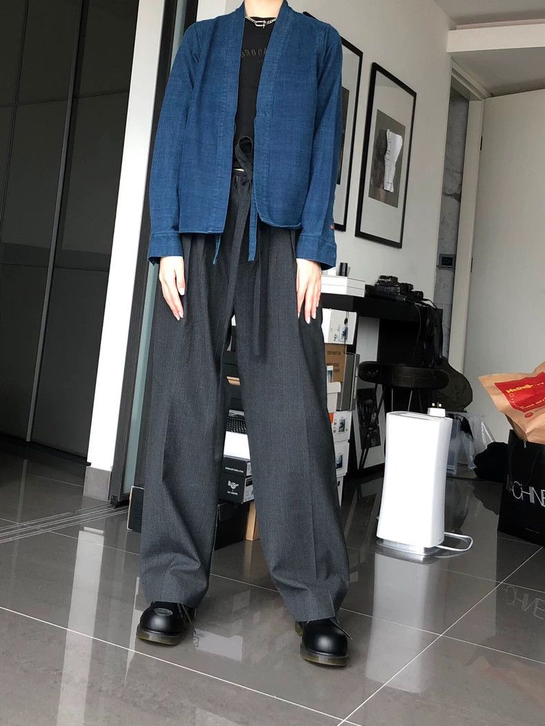 Visvim visvim size 3 Blue Dye Taoist Robe 2506-Nextarrow Size M / US 6-8 / IT 42-44 - 1 Thumbnail