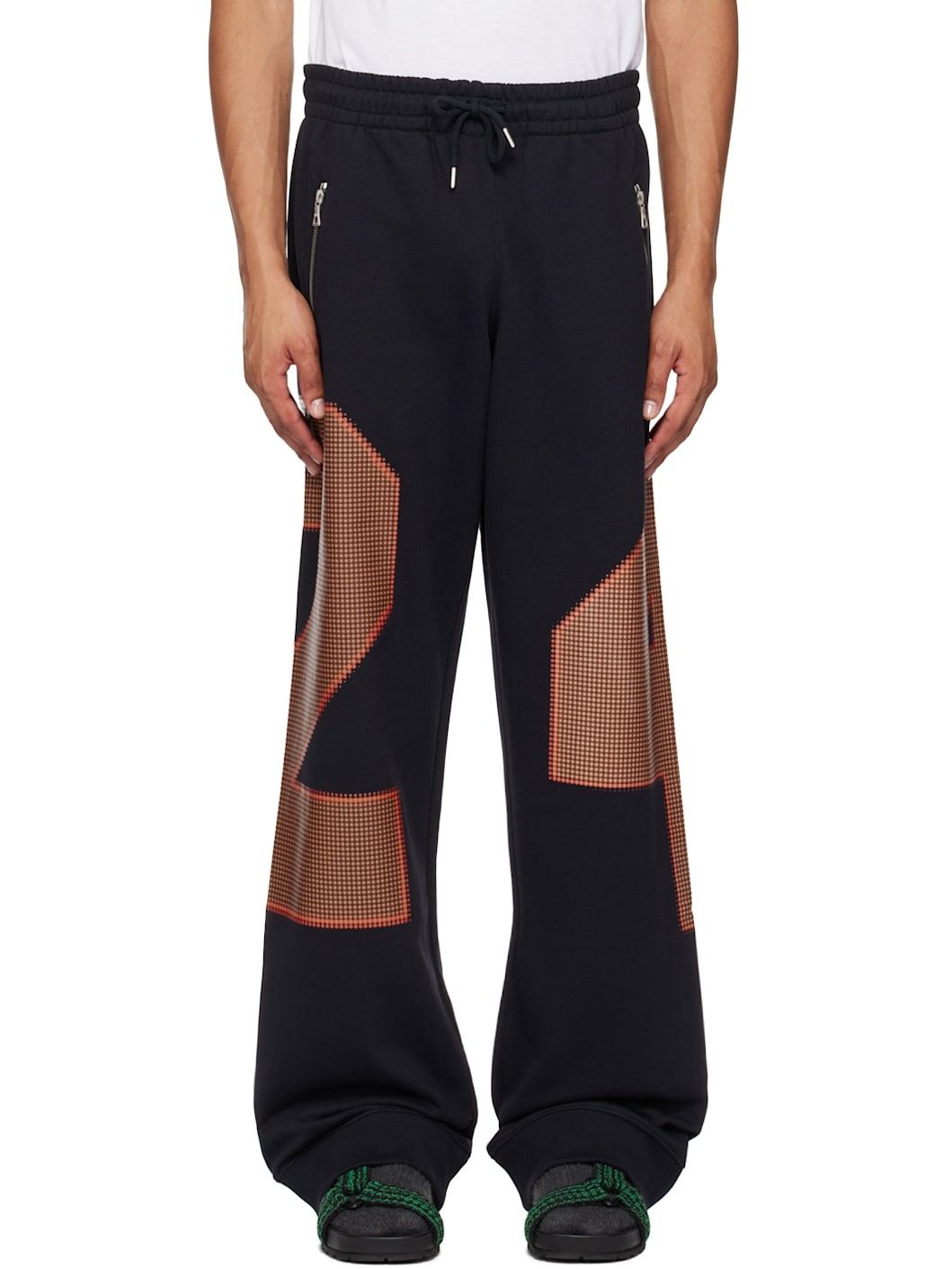 Dries Van Noten o1h1sh11224 Loose Sweatpants in Navy Size US 34 / EU 50 - 5 Thumbnail