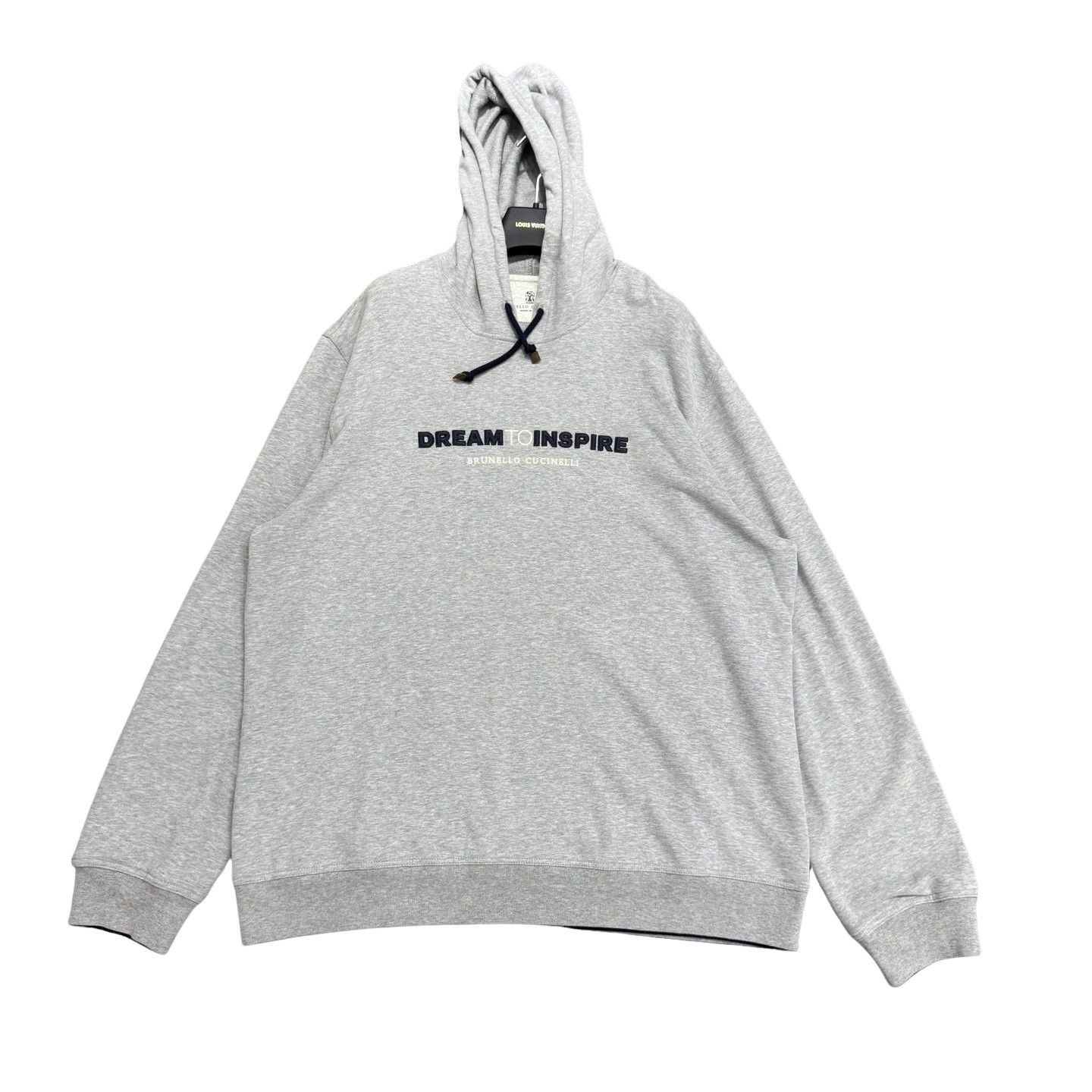 Brunello Cucinelli Brunello Cucinelli Logo Embroidery Hoodie Size 3XL Size US XXL / EU 58 / 5 - 1 Thumbnail