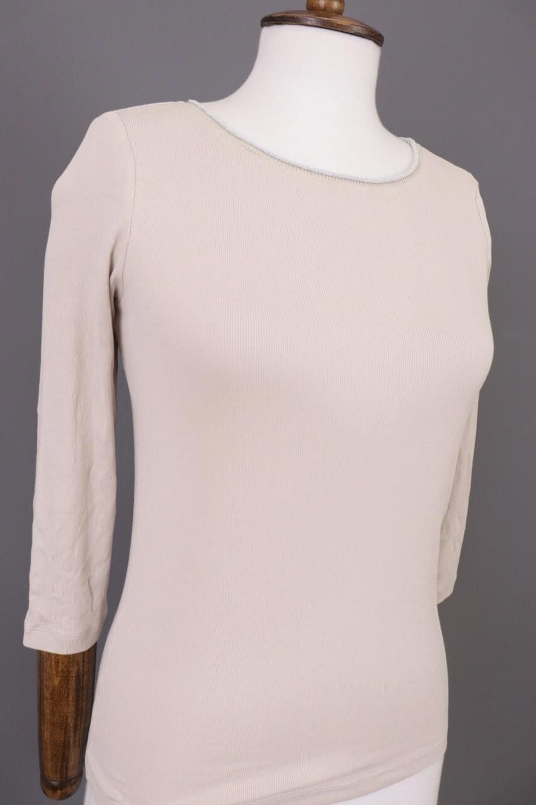 Designer Fabiana Filippi Summer Stretch Top Shirt Size XS I 40 / GB 8 Size XS / US 0-2 / IT 36-38 - 2 Thumbnail