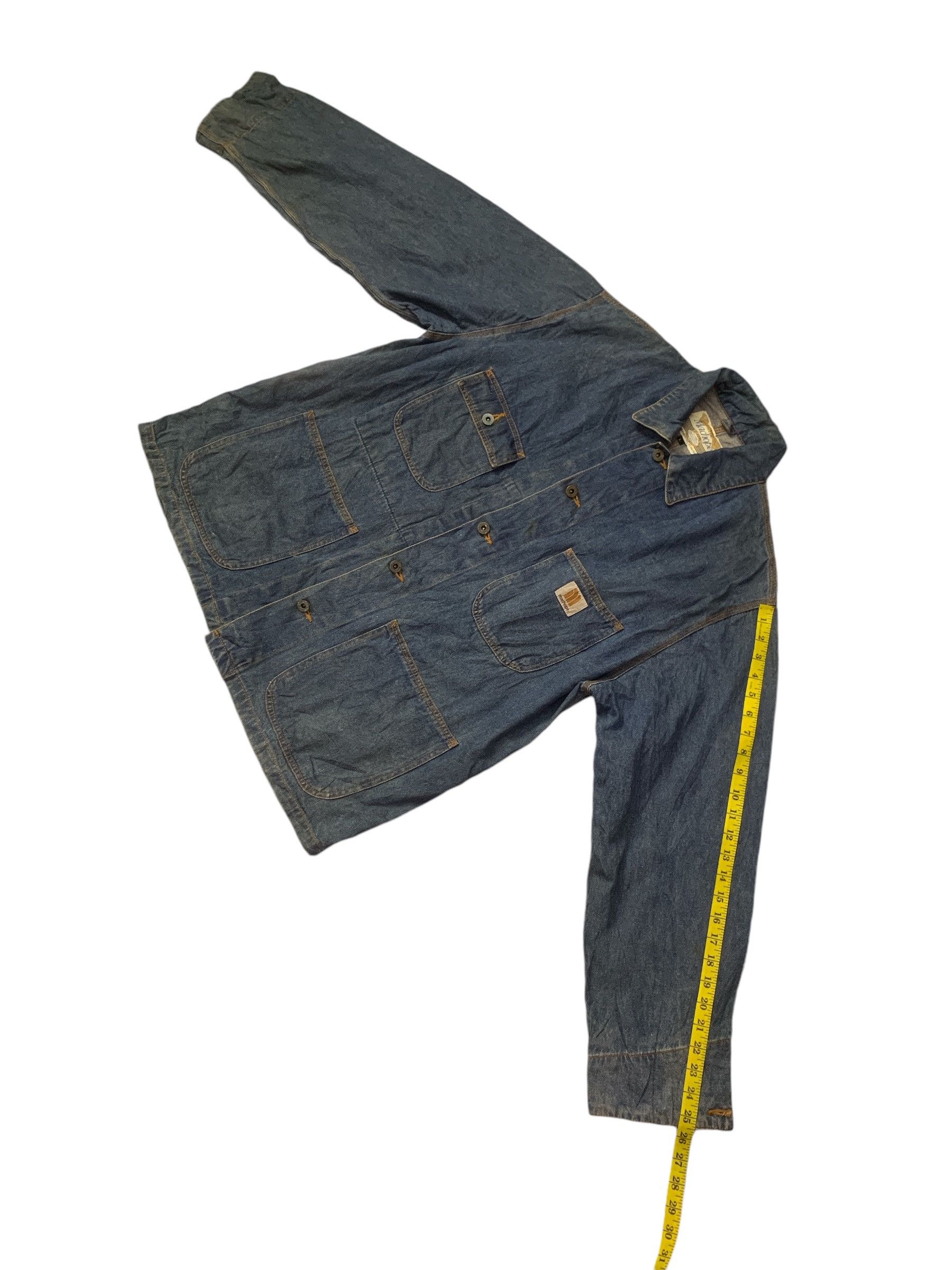 Japanese Brand Rare Design Vintage Machope Chore Denim Jackets Size US L / EU 52-54 / 3 - 12 Thumbnail