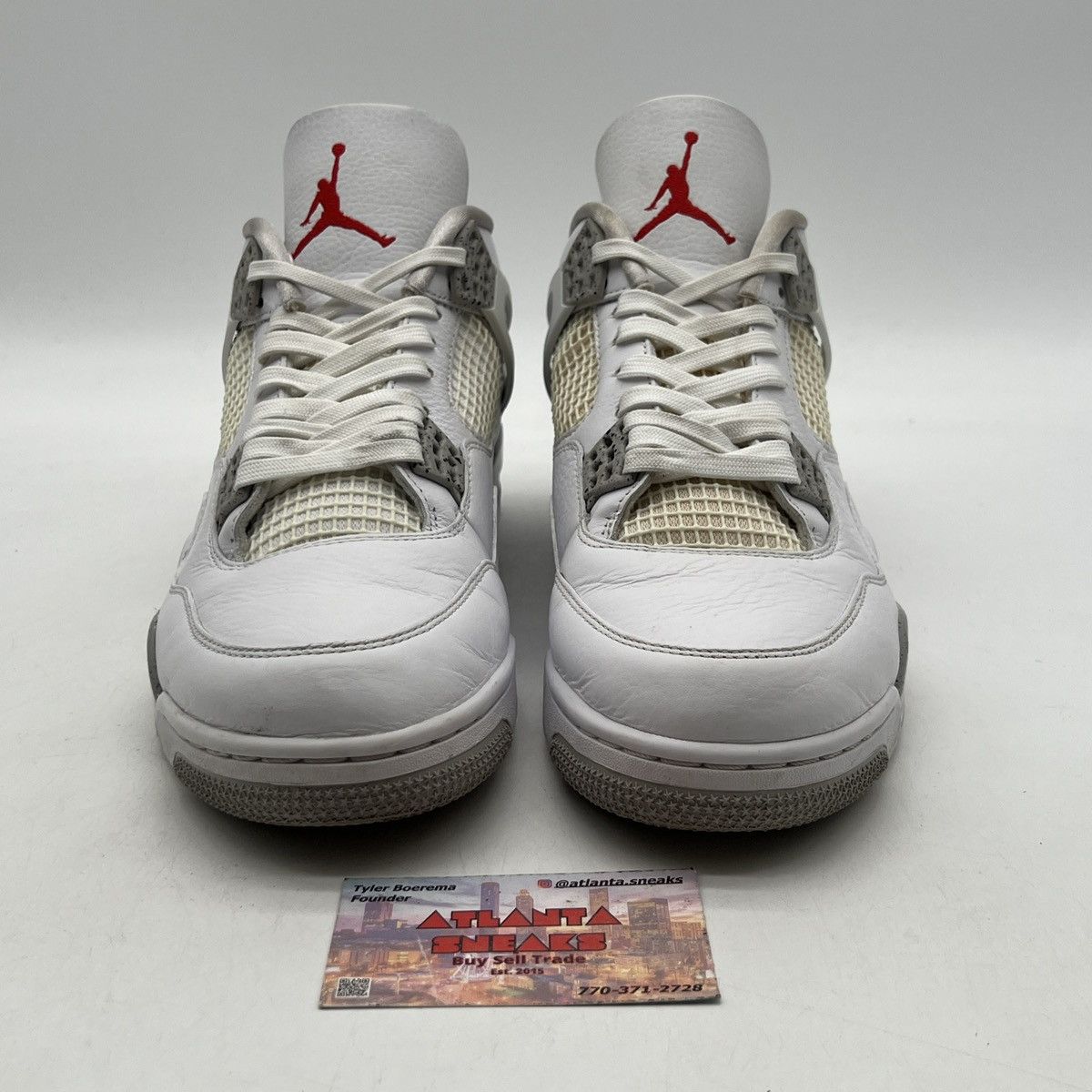 Jordan Brand Air Jordan 4 white Oreo Size US 11.5 / EU 44-45 - 2 Thumbnail