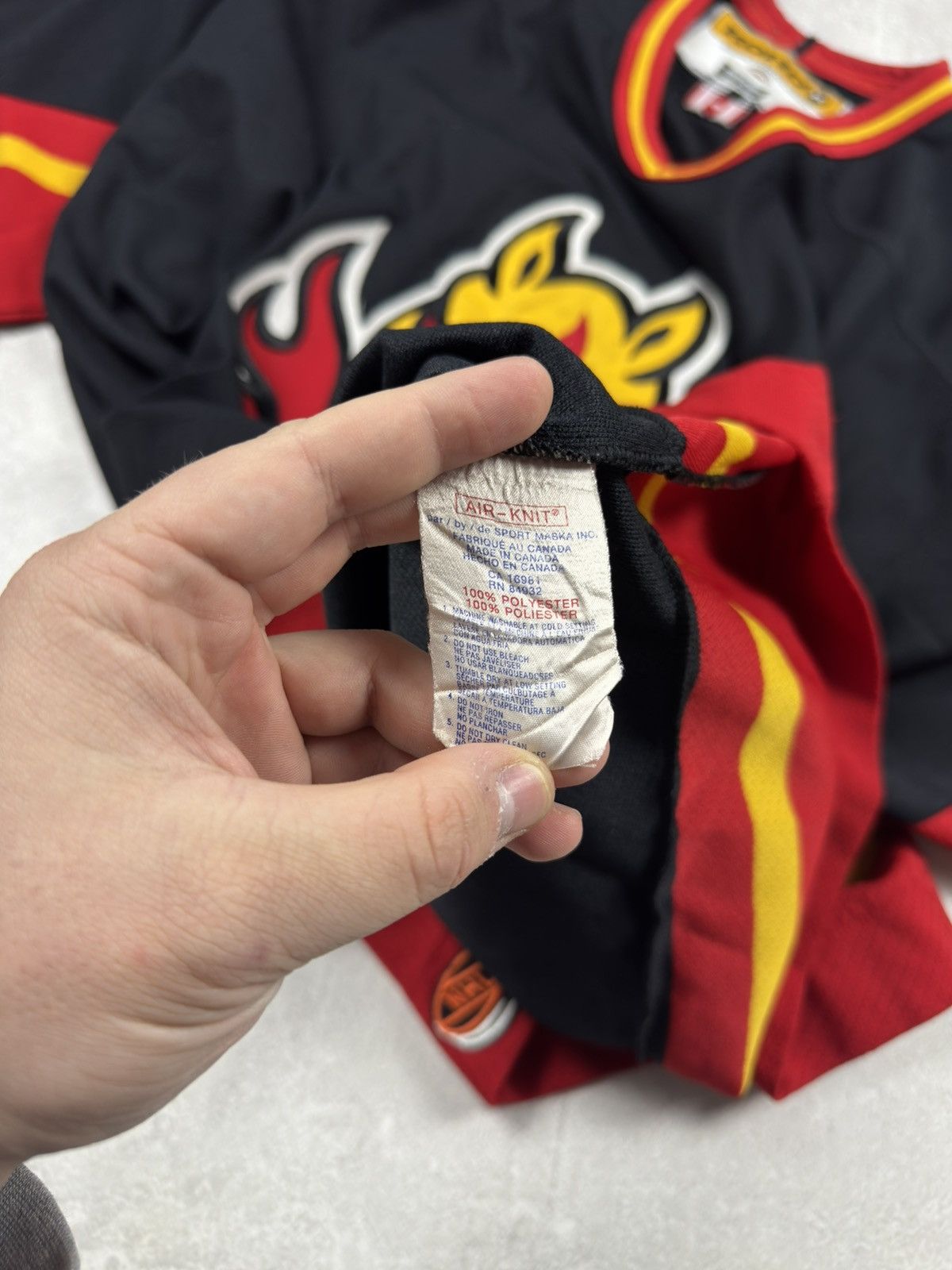 NHL Vintage 90s NHL Calgary Flames Koho Hockey Jersey Horse Logo Size US XL / EU 56 / 4 - 12 Thumbnail