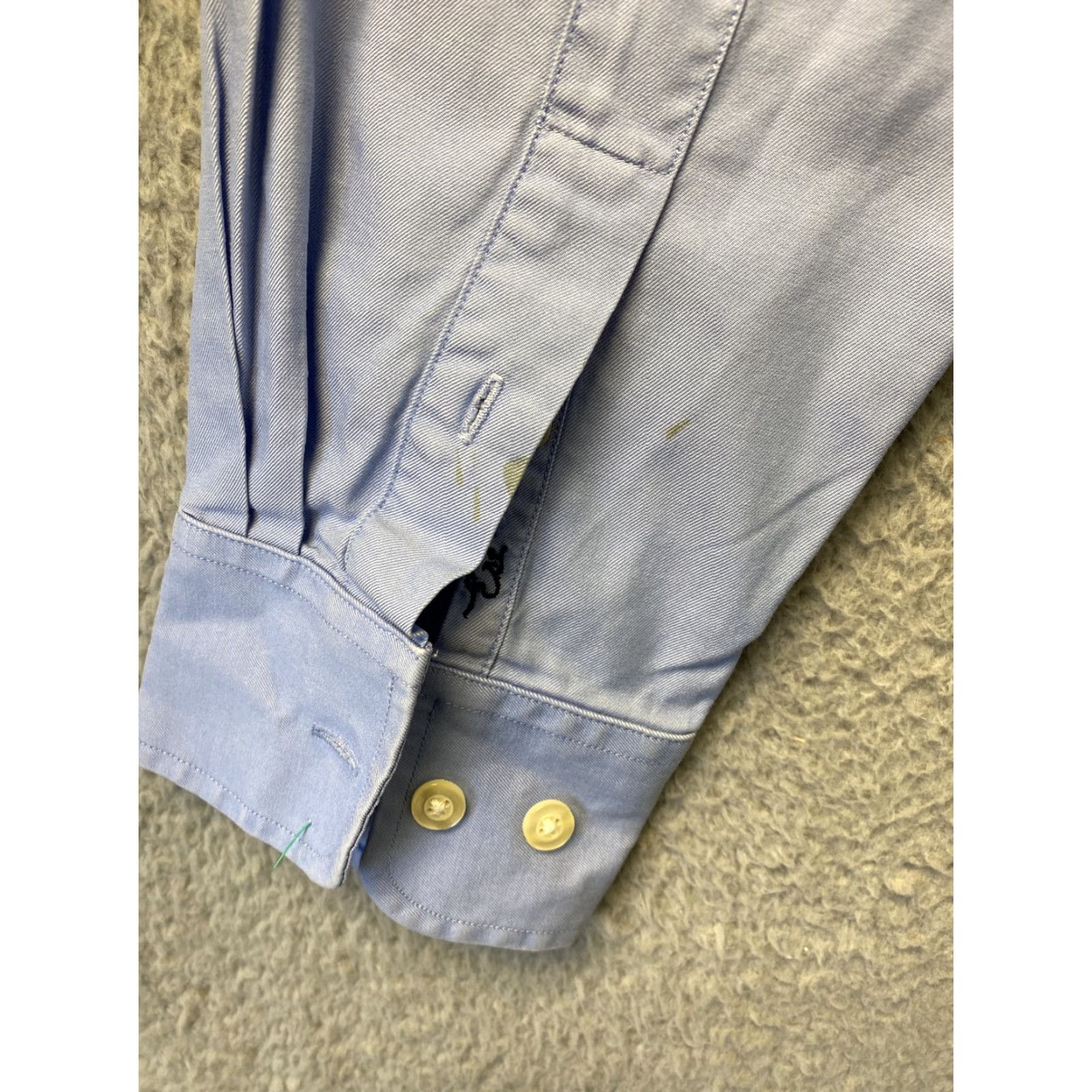 Gap Gap Dress Shirt Mens Size 15-15.5 Blue Long Sleeve Fitted /98-56 Size 40R - 7 Thumbnail