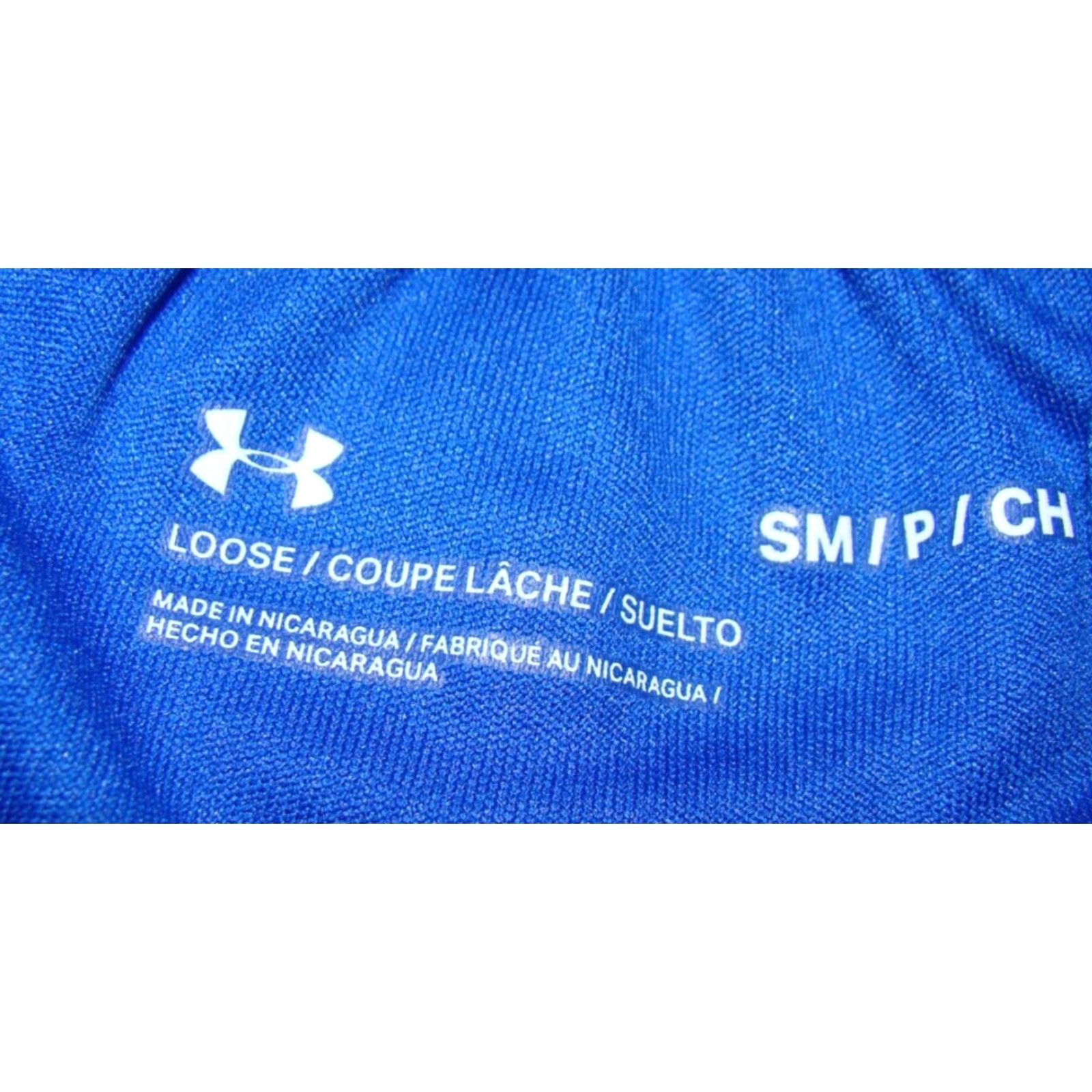 Under Armour Under Armour Mens Small Royal Blue Loose Fit Heat Gear Pockets Shorts Size US 29 - 4 Thumbnail