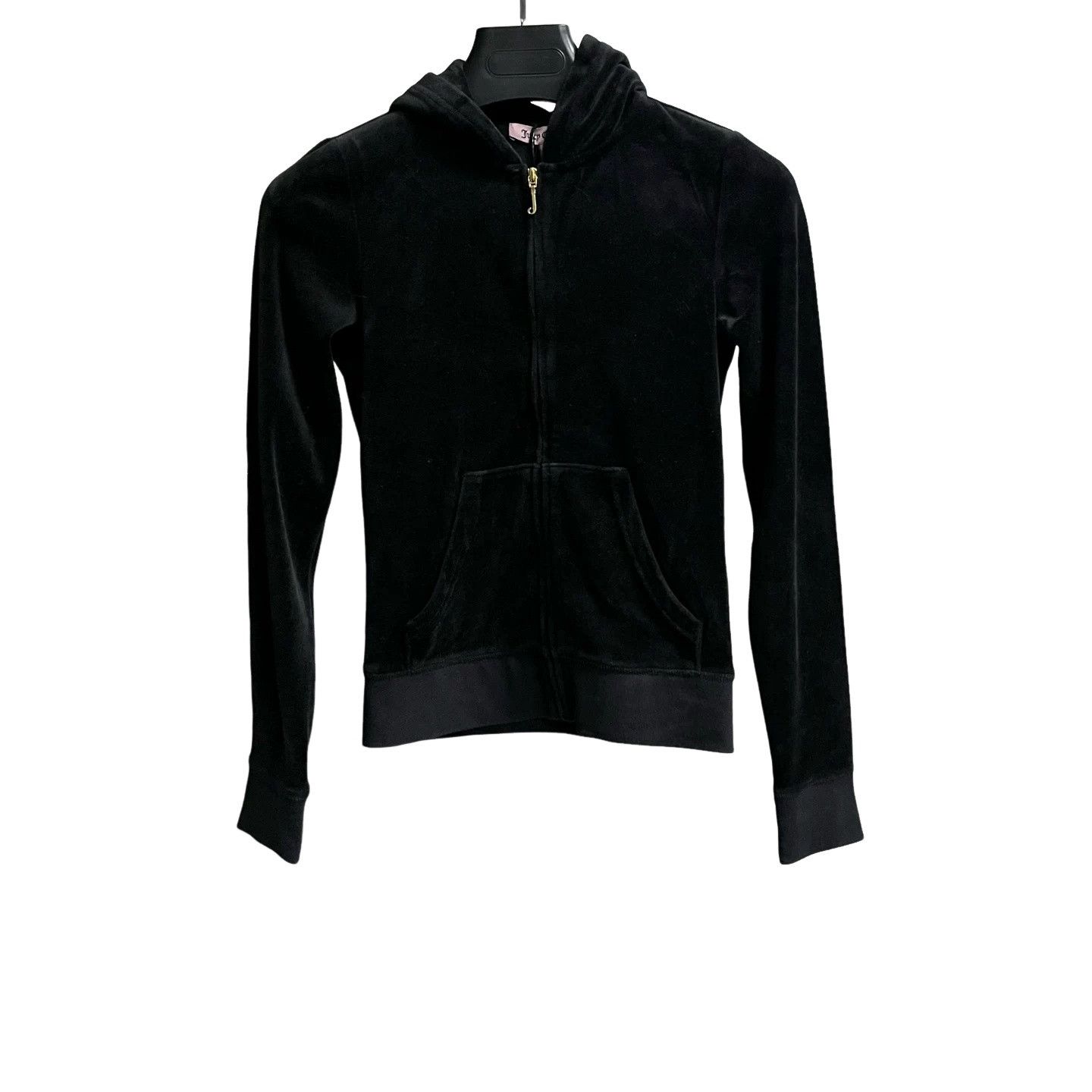 Juicy Couture Juicy Couture Embellished Velour Hoodie Size XS Size XS / US 0-2 / IT 36-38 - 1 Thumbnail