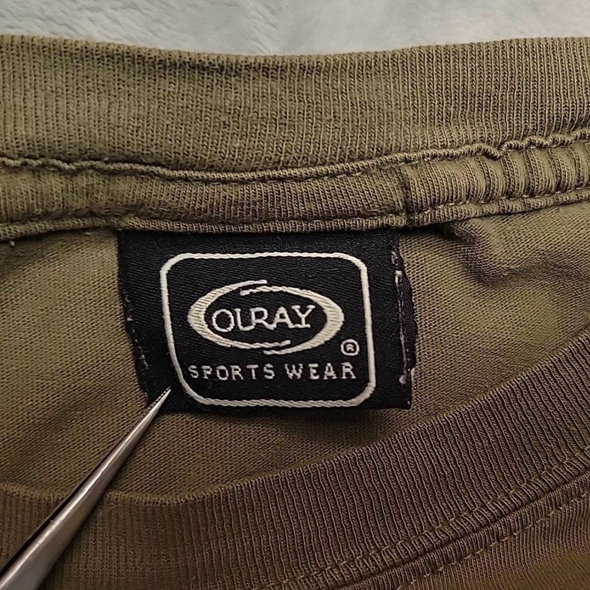 Vintage VINTAGE Ouray Montana Nature Shirt Mens L Olive Georgetown Lake Rainbow Trout Fishing TEE Size US L / EU 52-54 / 3 - 7 Thumbnail