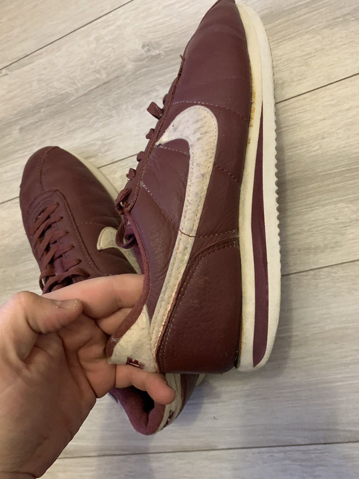 Nike × Vintage Very rare Vintage Nike Cortez 90s era sneakers leather Size US 11 / EU 44 - 14 Thumbnail