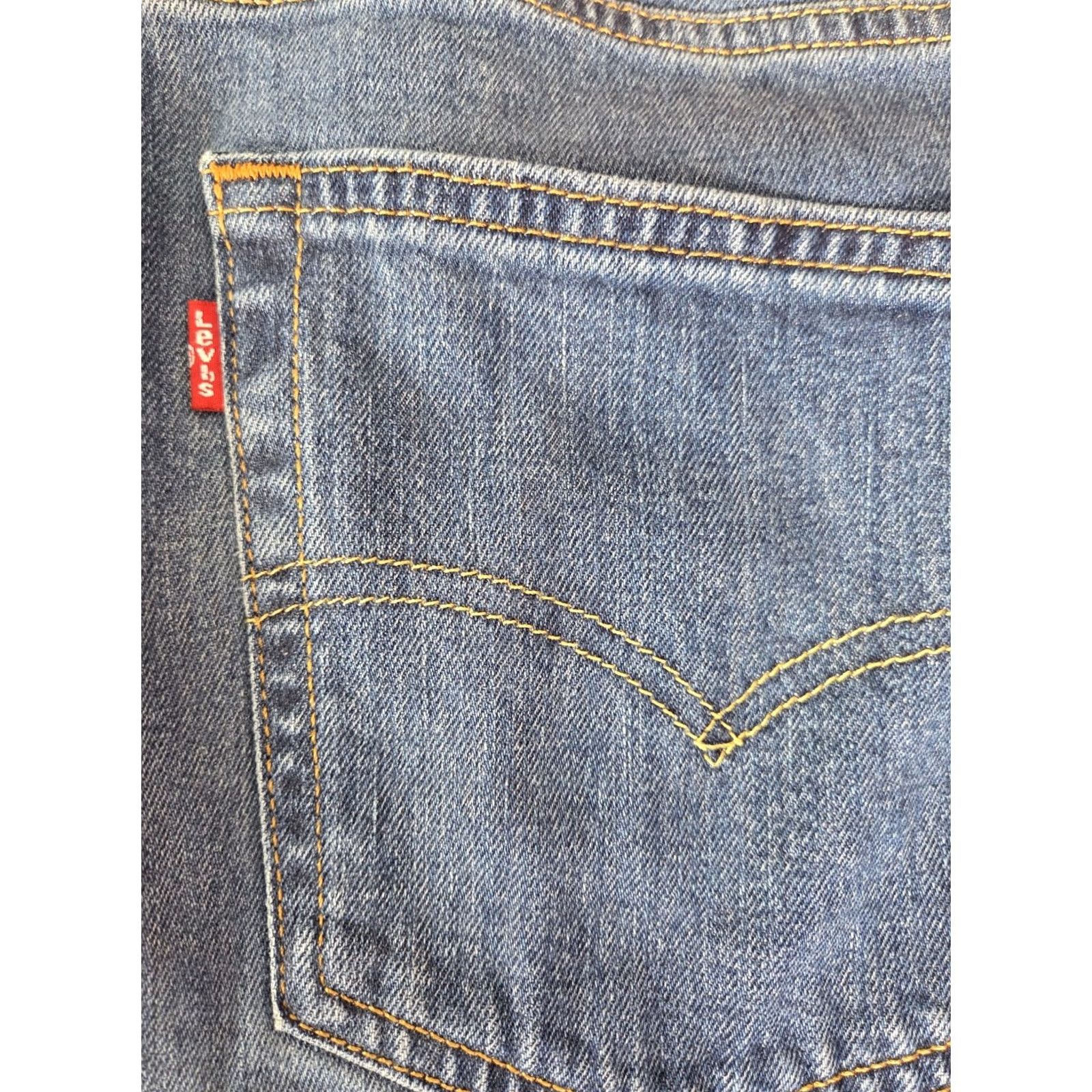 Levi's Levi's 511 Jeans Mens 36x30 Blue Medium Wash Cotton Straight Denim Size US 34 / EU 50 - 5 Thumbnail