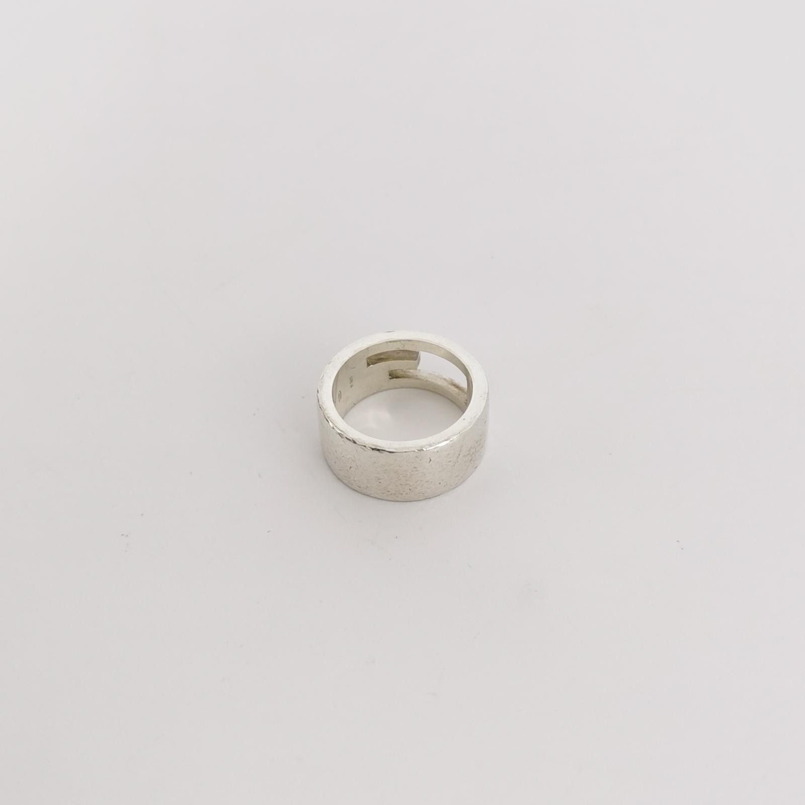 Gucci Gucci S925 Hollow G Logo Ring Size 9 -z2505 Size ONE SIZE - 2 Thumbnail