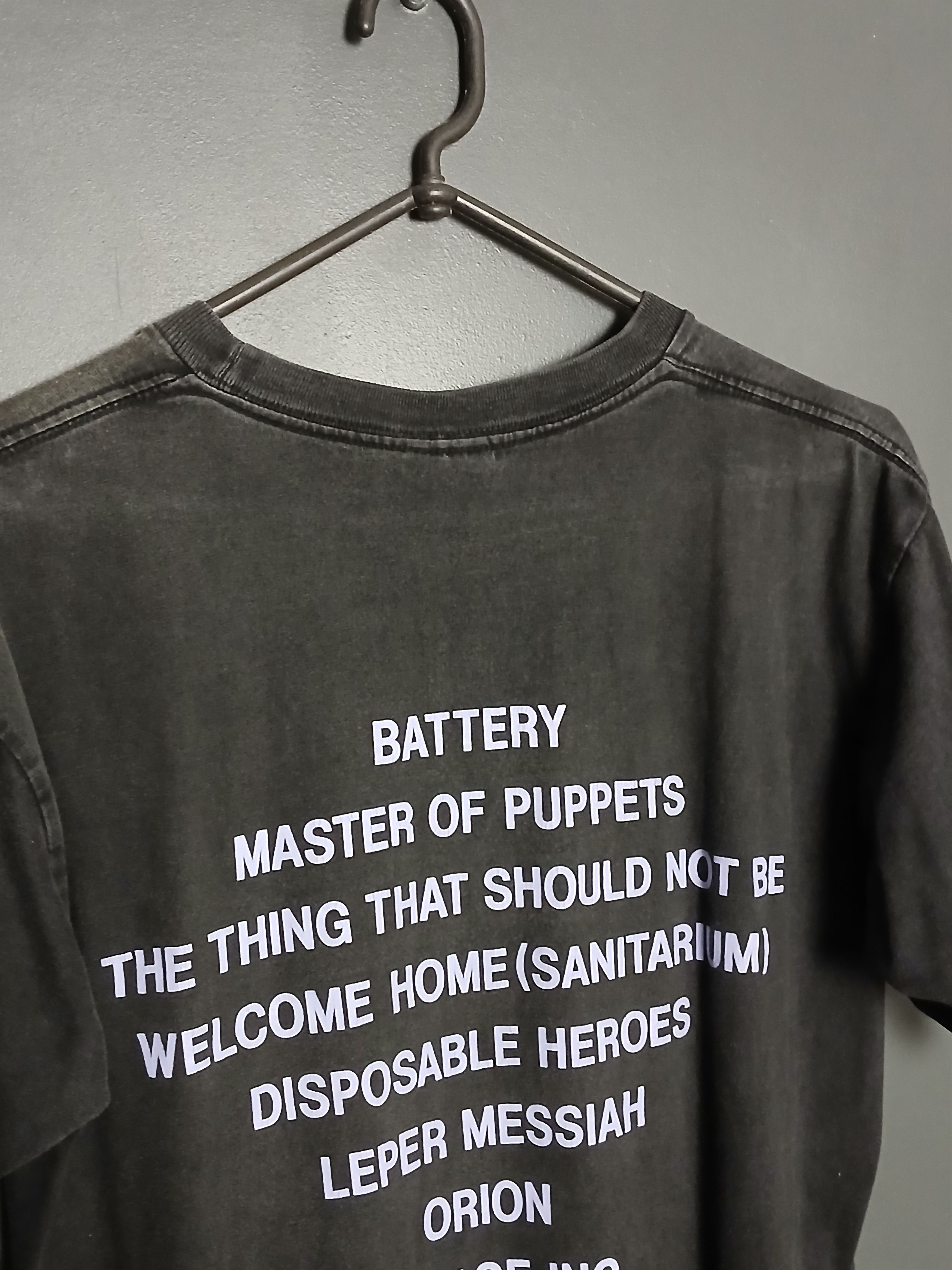 Band Tees × Metallica × Vintage Vintage 1994 Metallica Master Of Puppets T-Shirt Size US M / EU 48-50 / 2 - 9 Thumbnail