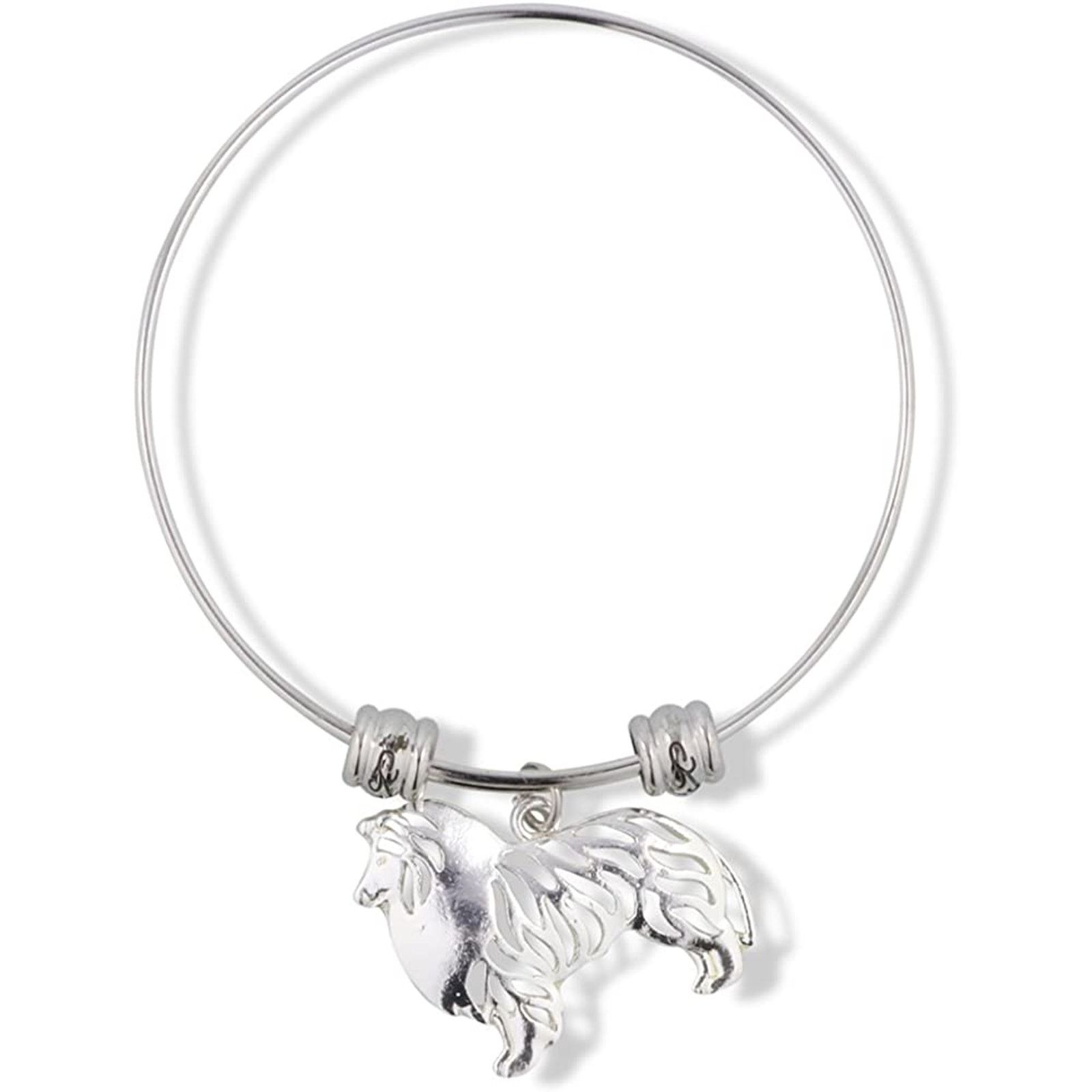 & Other Stories Collie Dog Fancy Charm Bangle Size ONE SIZE - 1 Thumbnail