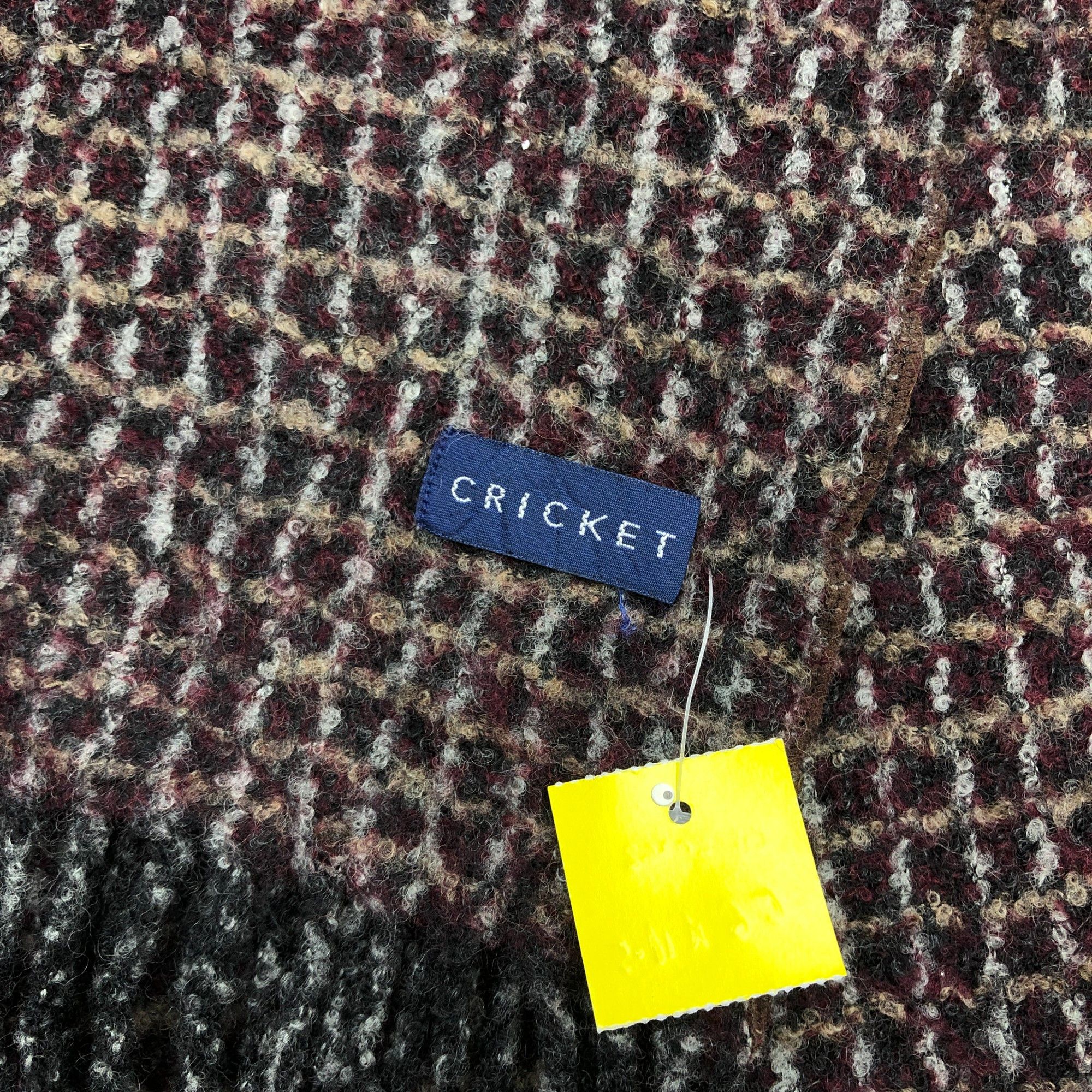 Vintage Vintage Cricket Scarf Muffler Wool Cashmere Scarves Size ONE SIZE - 4 Thumbnail