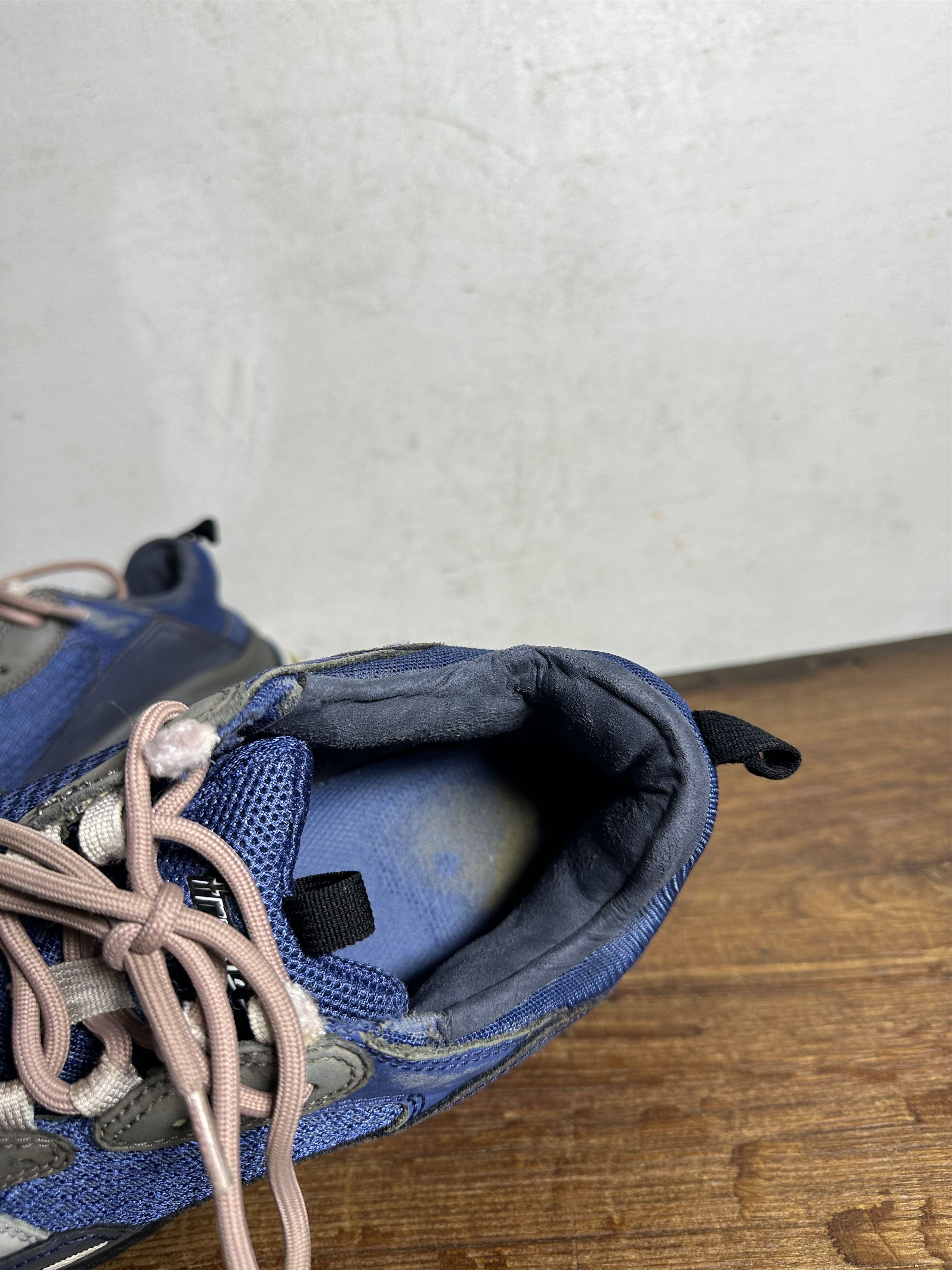 Balenciaga Balenciaga Balenciaga Triple S Nylon Blue Nylon Sneakers Size US 10 / EU 43 - 11 Thumbnail