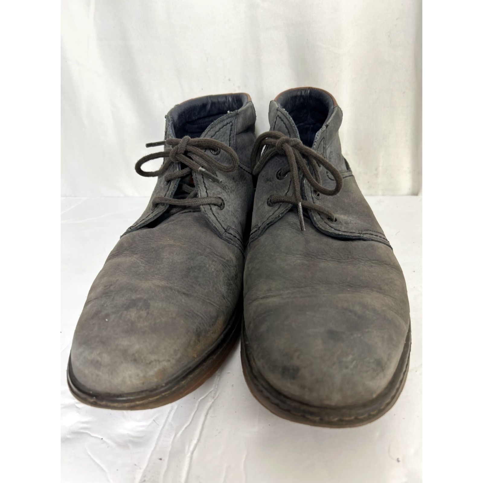 Vintage Fluchos Boots Chukka Leather Navy Blue 46 US 13 Men Leather Outsole Spain Mens Size 46 Navy Blue Leather Chukka Boots Men Shoes Size US 13 / EU 46 - 5 Thumbnail