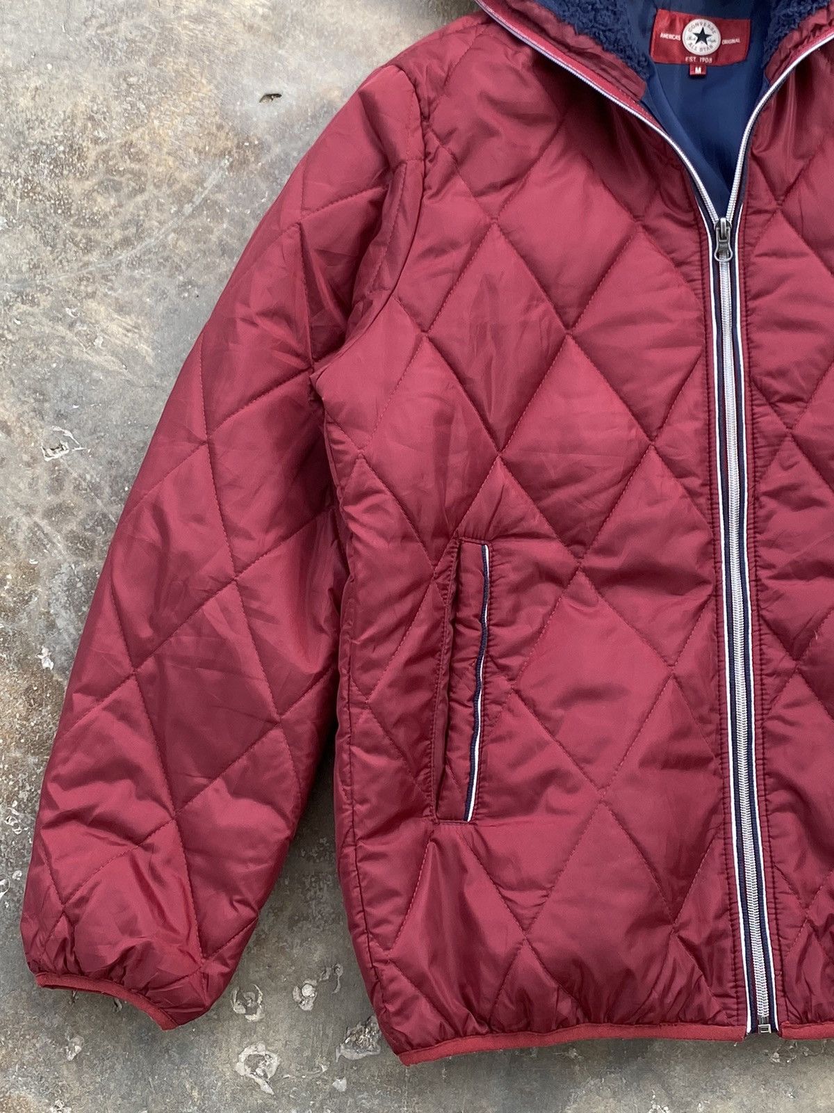 20471120 × Converse Converse Puffer Jacket Hooded Nice Design Size US M / EU 48-50 / 2 - 7 Thumbnail