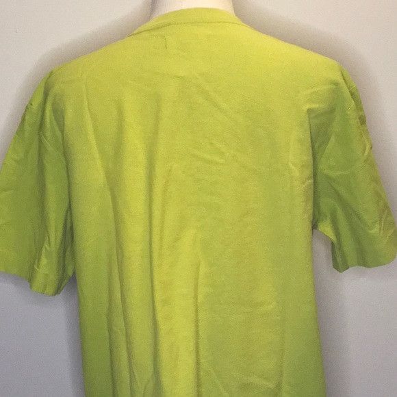 Purple Brand NWT PURPLE BRAND Logo T-Shirt in Bright Green Cotton (sz XL) Size US XL / EU 56 / 4 - 6 Thumbnail