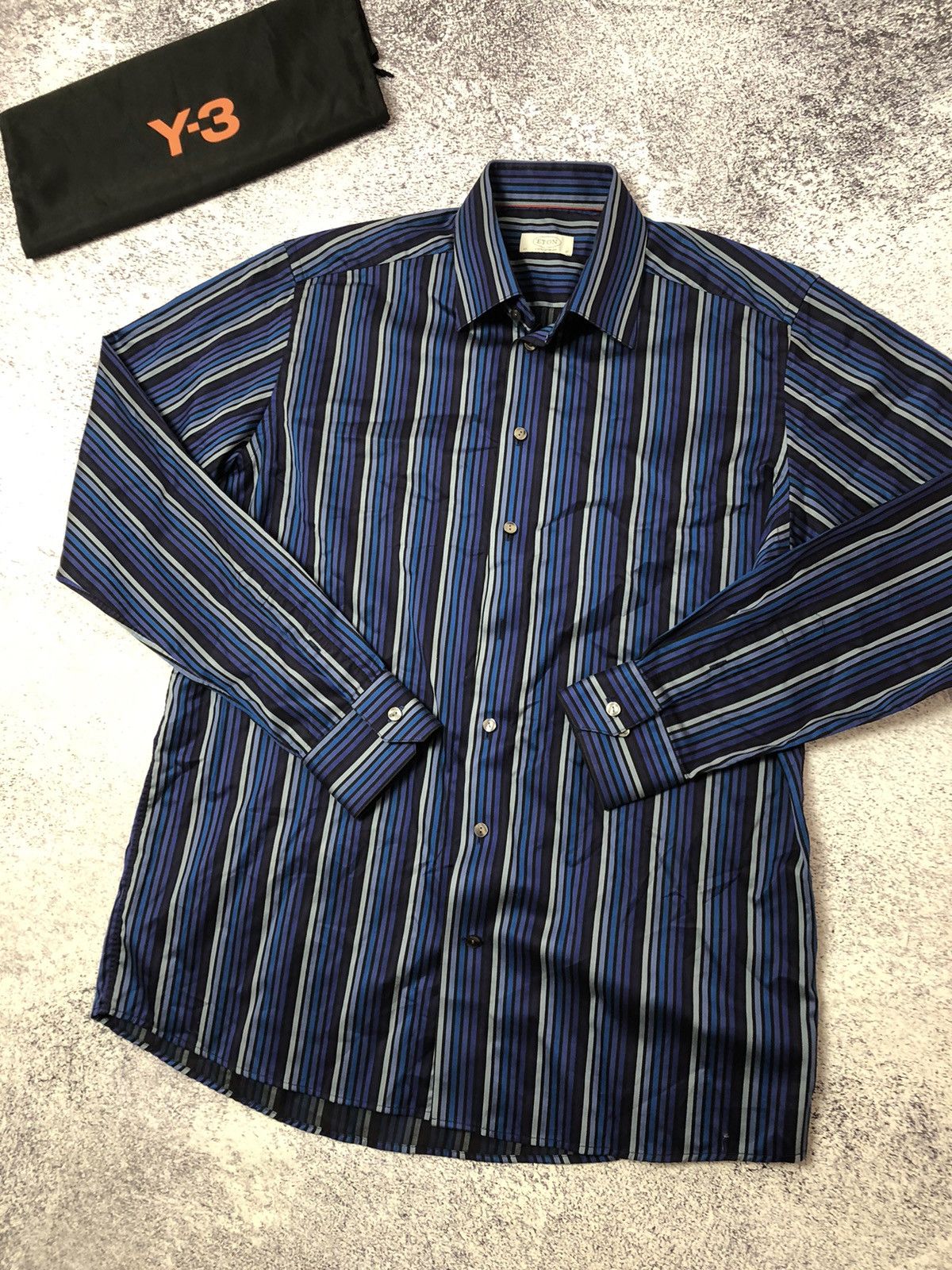 Vintage Men’s shirt ETON size 42 luxury y2k Size US M / EU 48-50 / 2 - 2 Thumbnail