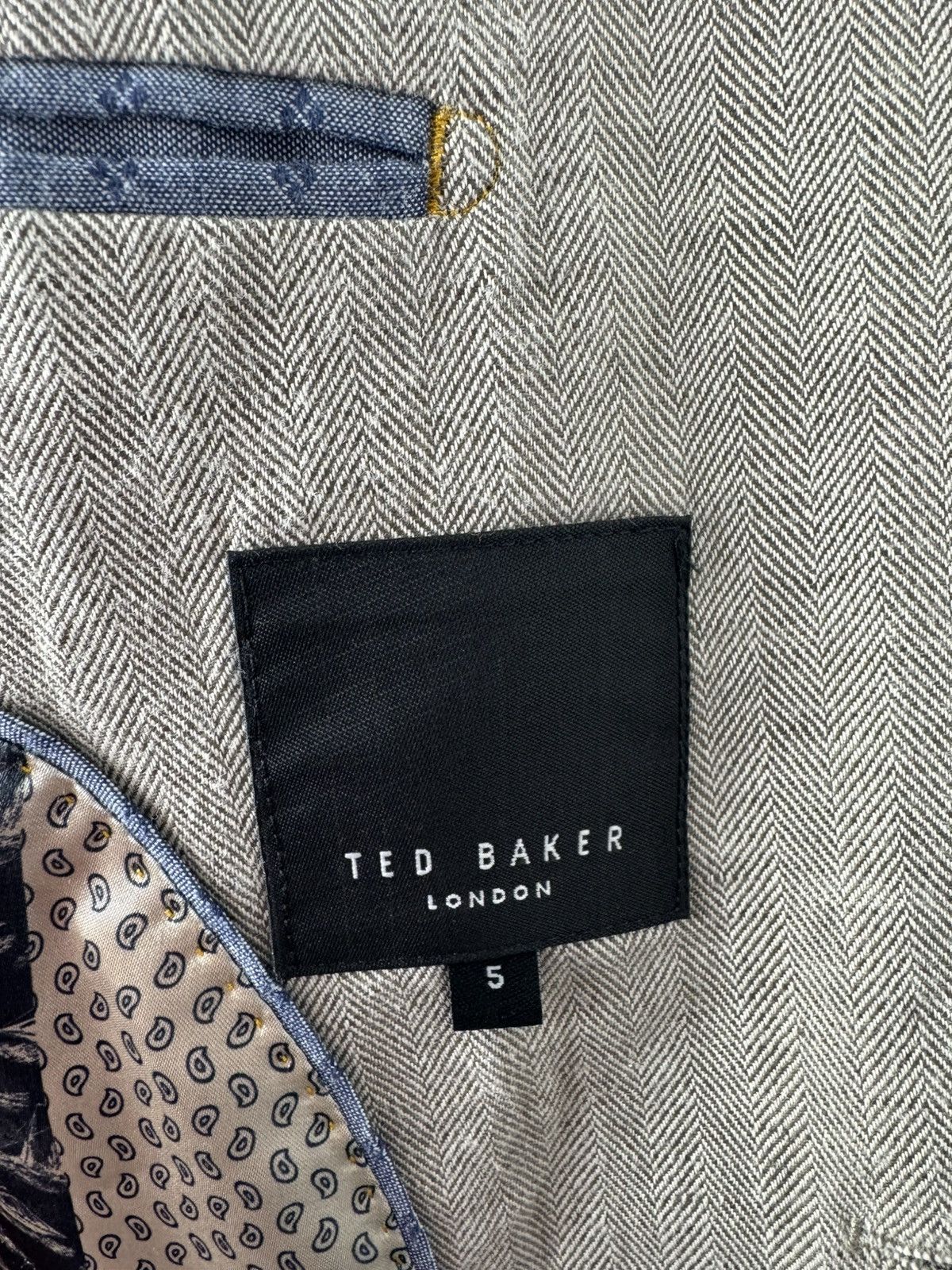 Ted Baker Men’s Ted Baker Two Piece Linen/Cotton size 5 Size 54R - 7 Thumbnail