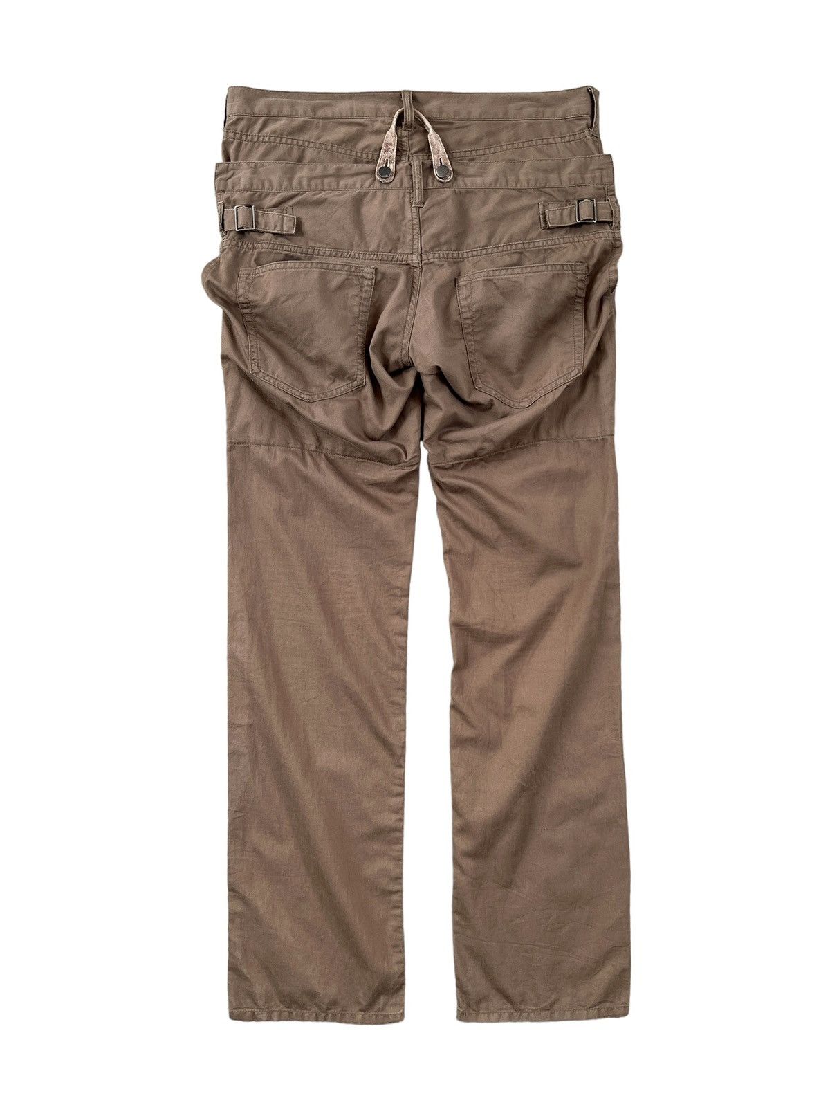 PPFM PPFM Floral Lining Double Waist Pants Size US 34 / EU 50 - 5 Thumbnail
