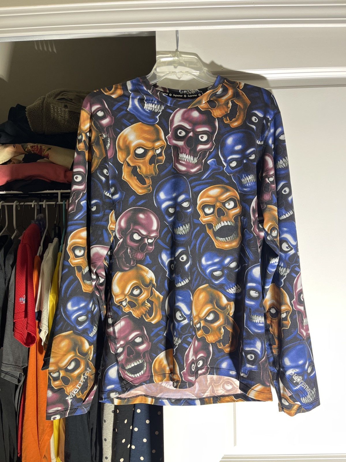 Supreme Supreme x Marmot Base Layer Long-Sleeve Top 'Skull Pile' Size US M / EU 48-50 / 2 - 1 Thumbnail