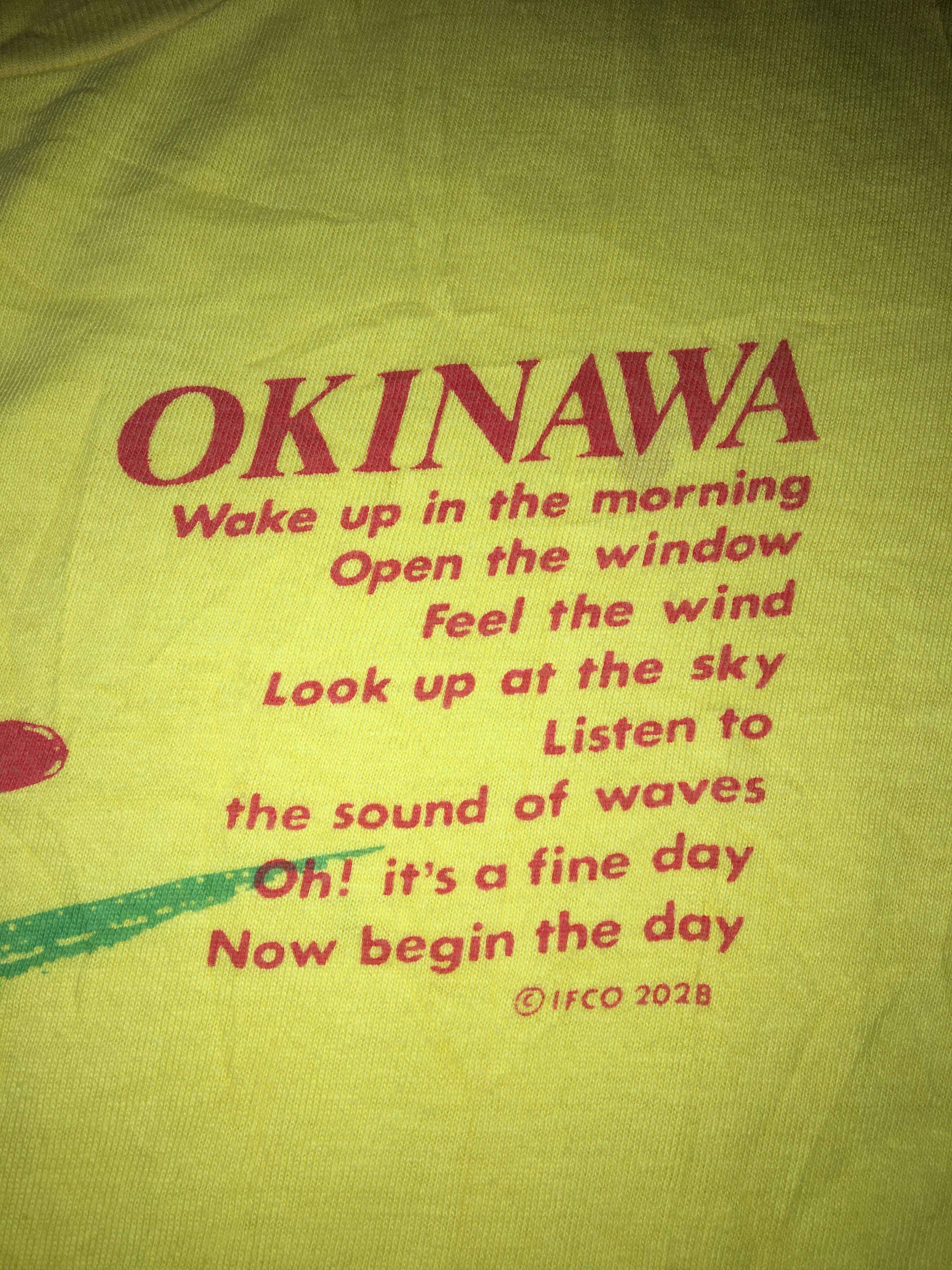 Vintage Vintage Okinawa Hawaii Tshirt Size US M / EU 48-50 / 2 - 3 Thumbnail