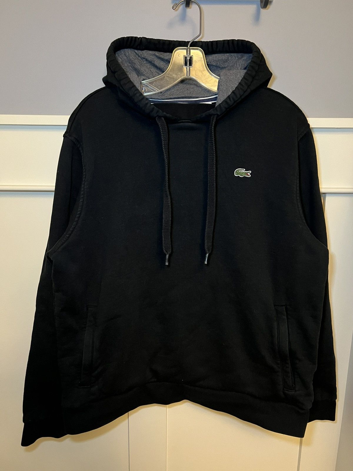 Lacoste Vintage Lacoste Sport embroidered logo pullover hoodie Size US XL / EU 56 / 4 - 1 Thumbnail