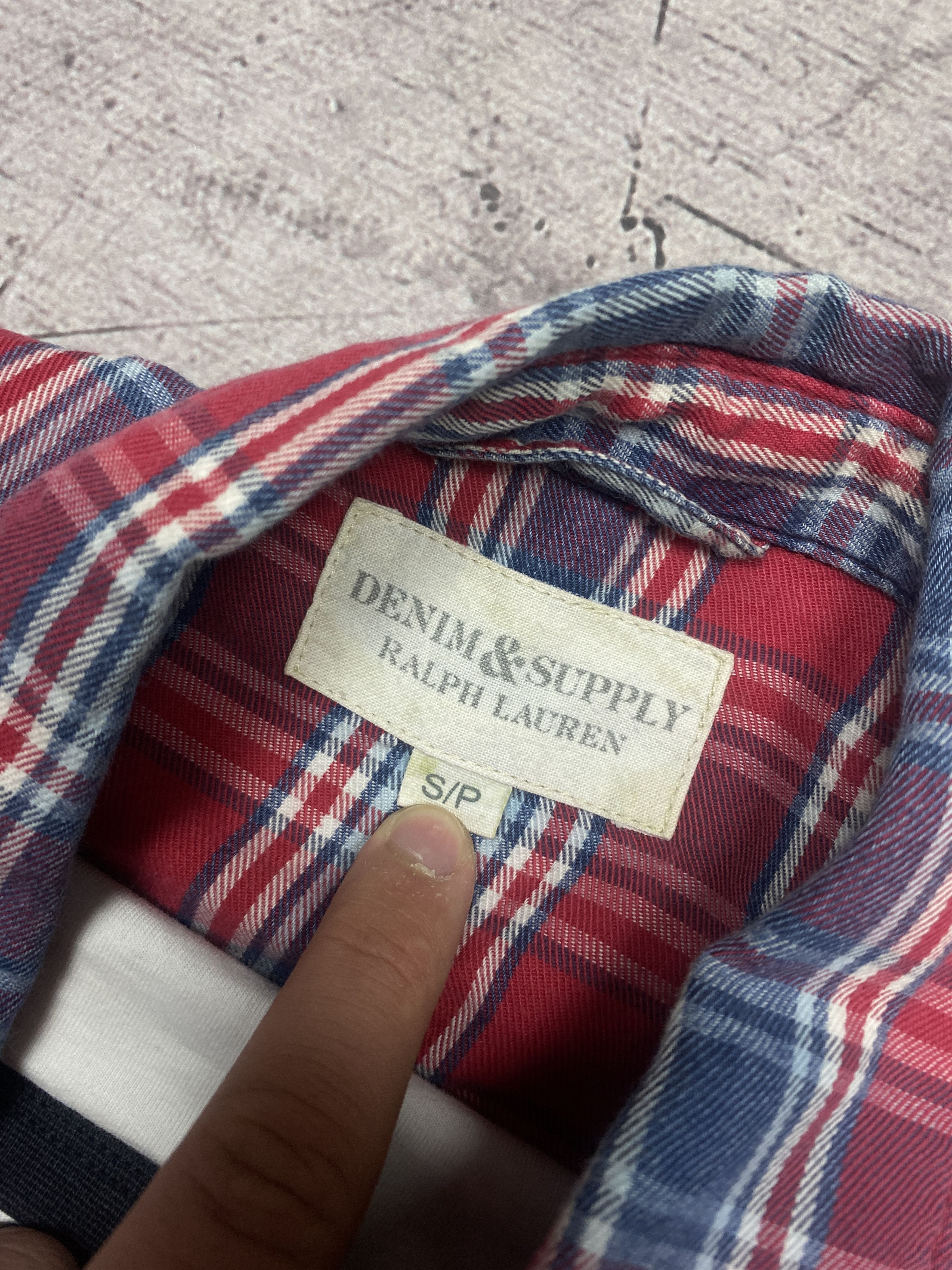 Denim & Supply Ralph Lauren × Flannel × Polo Ralph Lauren Denim And Supply Ralph Lauren Mens Flannel Plaid Shirt Size US S / EU 44-46 / 1 - 5 Thumbnail