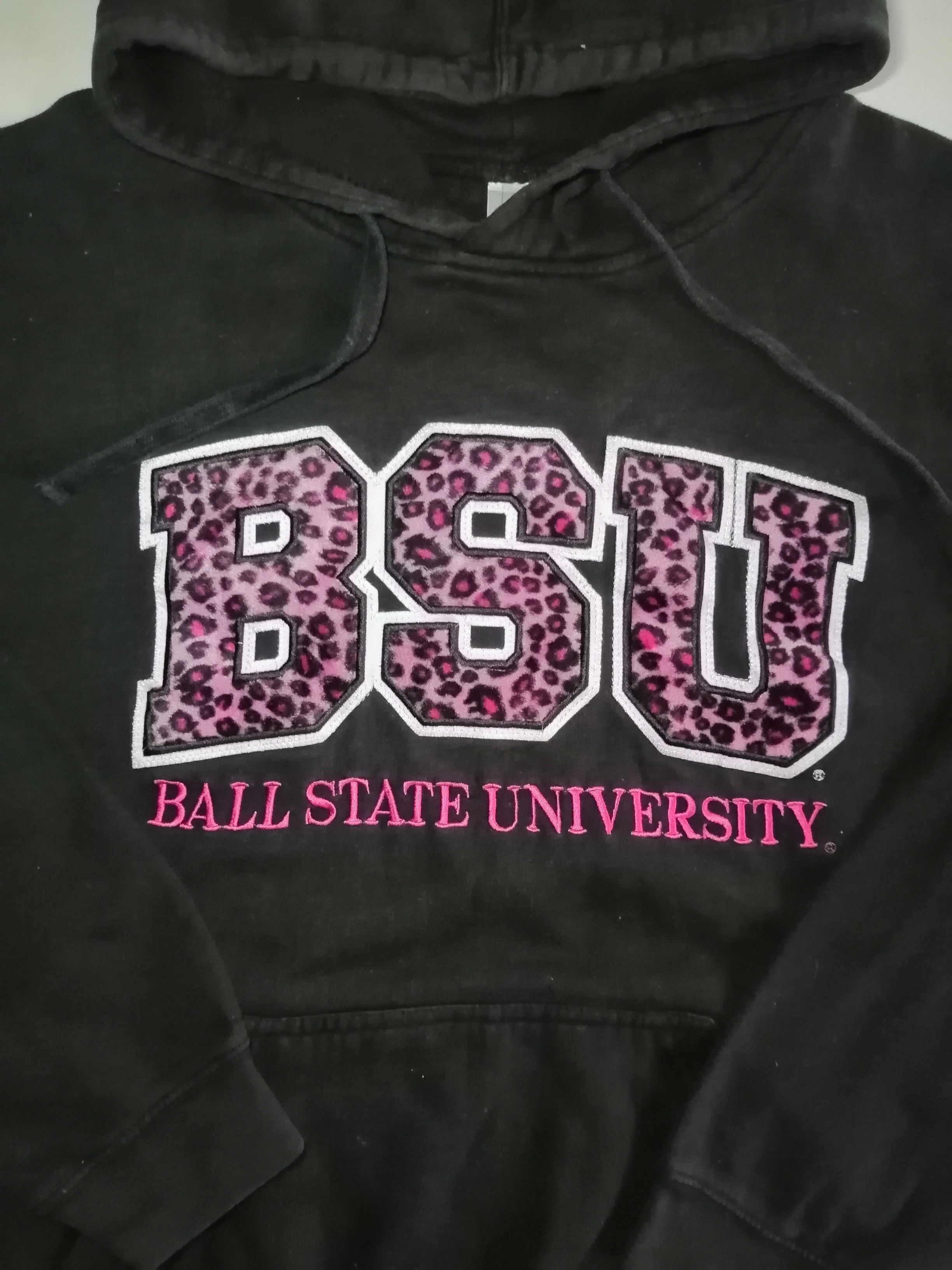 Designer × Tultex Vintage Tultex Hoodie Ball State University Hoodie Sweater Size US M / EU 48-50 / 2 - 2 Thumbnail