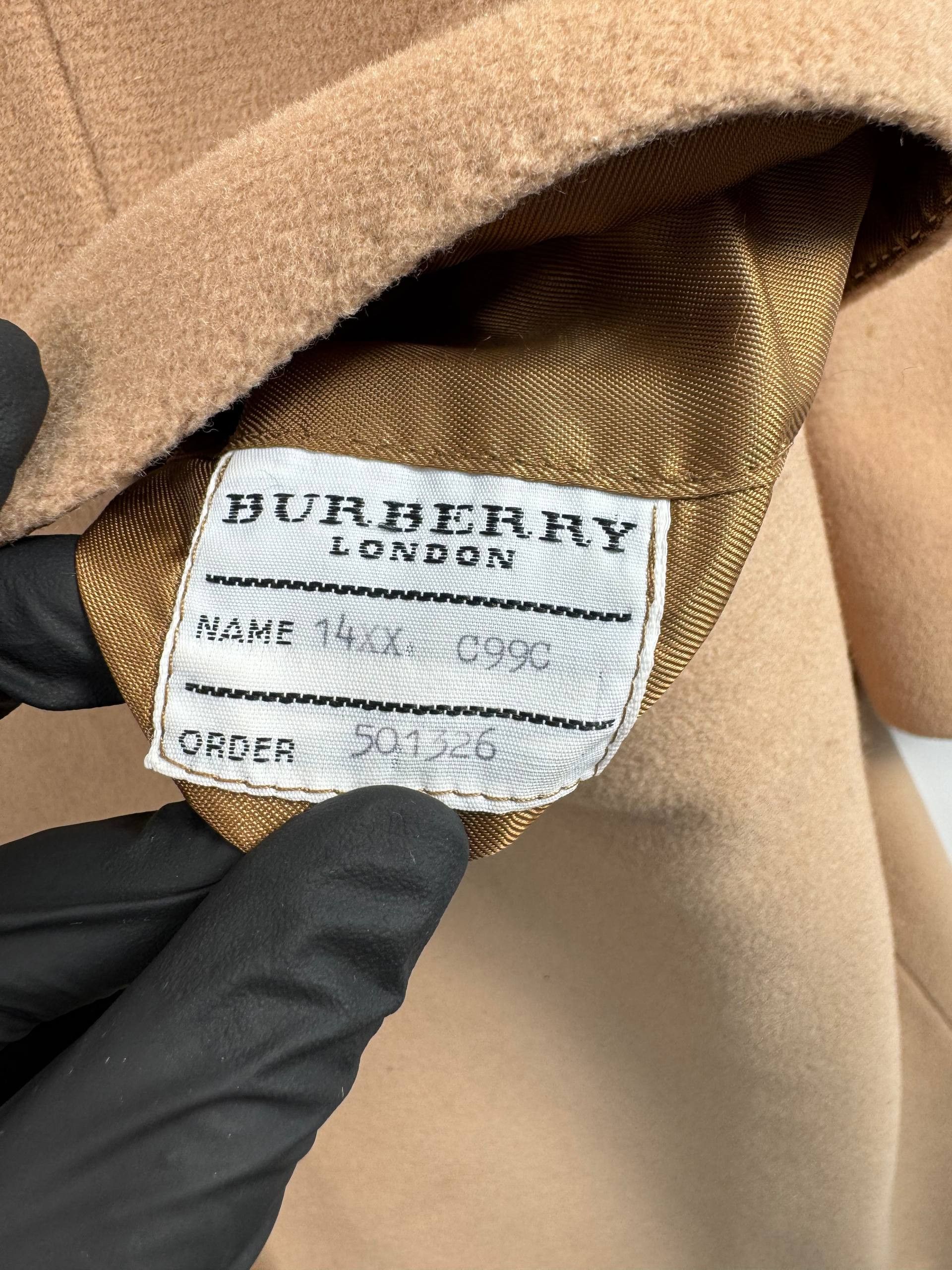 Burberry Burberry London Women's Camel Wool Long Coat Made England 14 Size L / US 10 / IT 46 - 10 Thumbnail