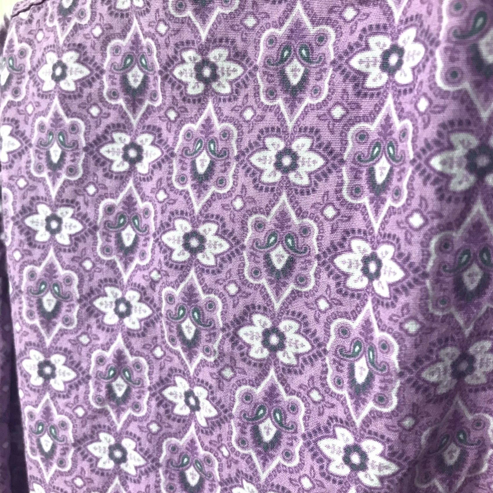 Vintage Panhandle Select Men Pink Floral Paisley Western Button Long Sleeve Shirt XL Size US XL / EU 56 / 4 - 3 Thumbnail