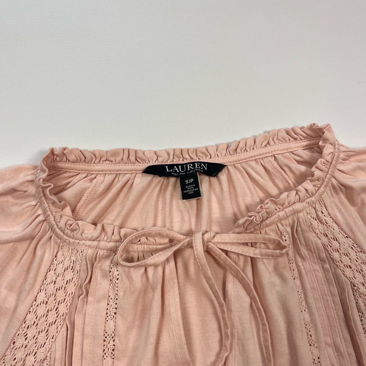 Ralph Lauren Lauren Ralph Lauren Embroidered Blouse Shirt Pink Size S Size S / US 4 / IT 40 - 5 Thumbnail