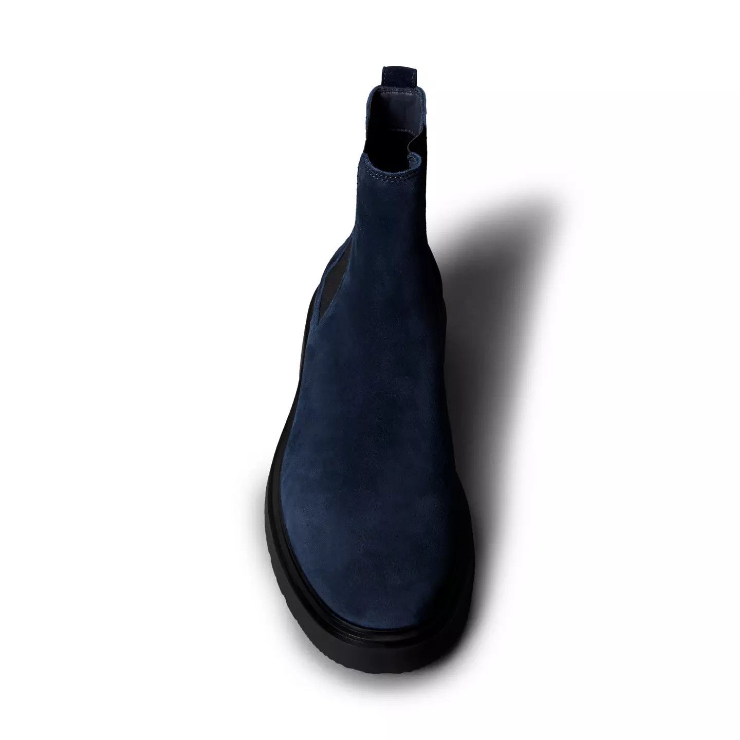 Calvin Klein o1g2r1mq0426 Suede Chelsea Boots in Universe Blue Size US 13 / EU 46 - 4 Thumbnail