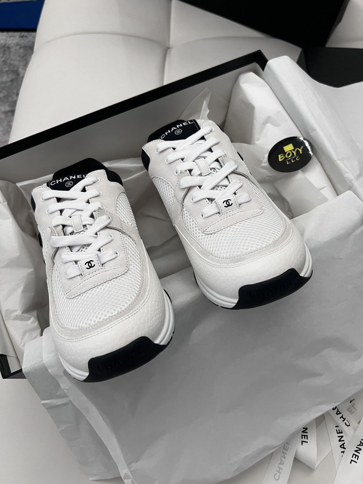 Chanel Chanel CC sneakers Size US 8 / EU 41 - 3 Thumbnail