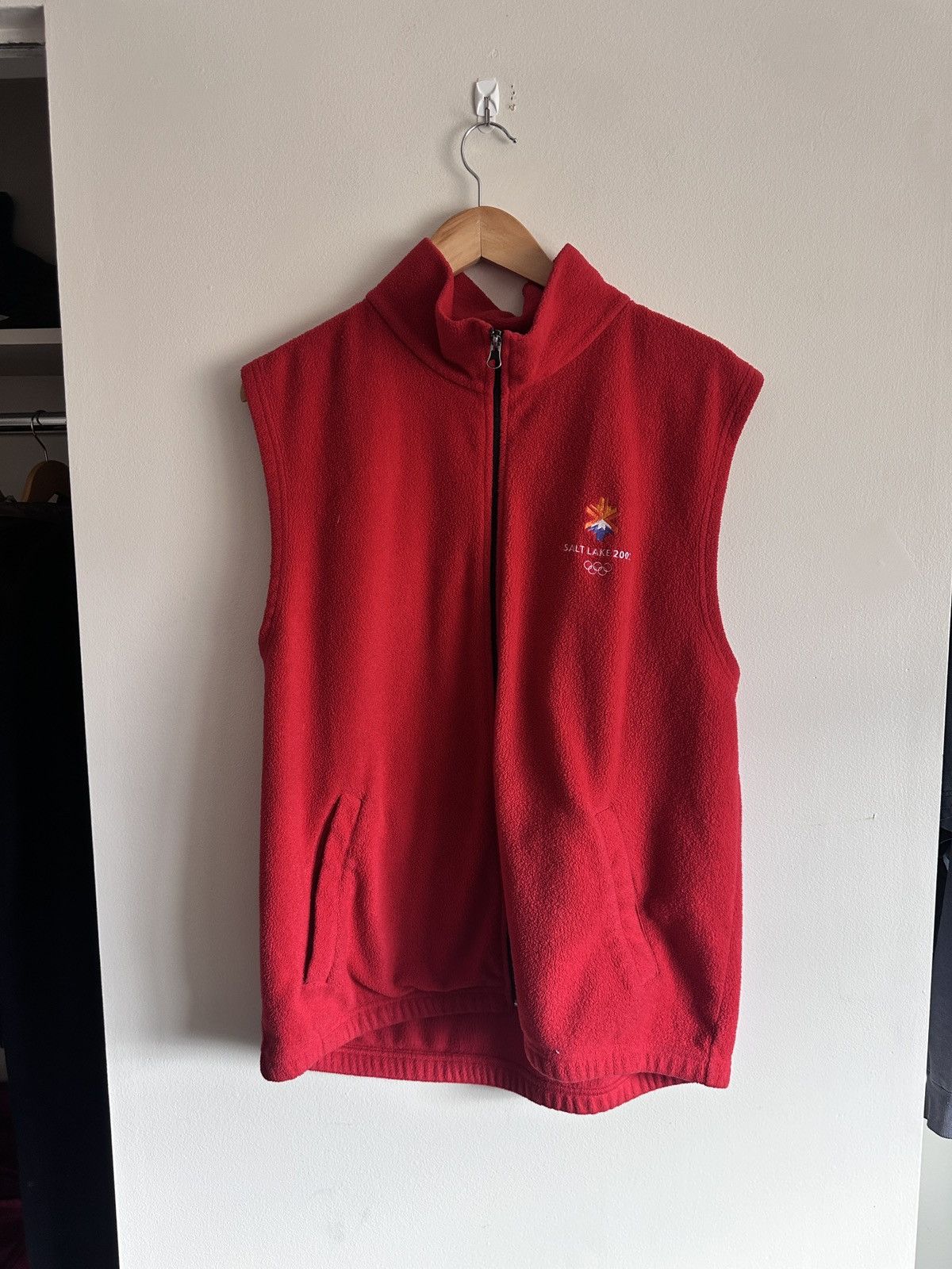 Nike × Vintage Vintage 2002 Salt Lake City Olympics Fleece Vest Size US L / EU 52-54 / 3 - 2 Thumbnail
